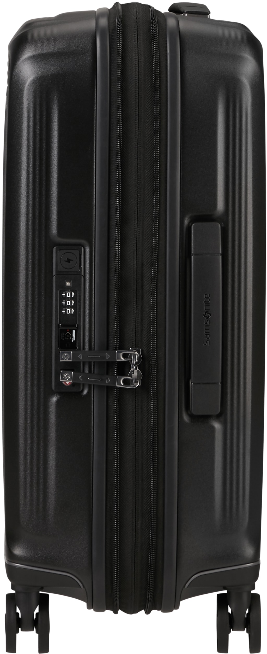 Samsonite Hartschalen-Trolley »Nuon, 55 cm«, 4 Rollen, Handgepäck-Koffer Reisegepäck mit Volumenerweiterung und USB-Schleuse