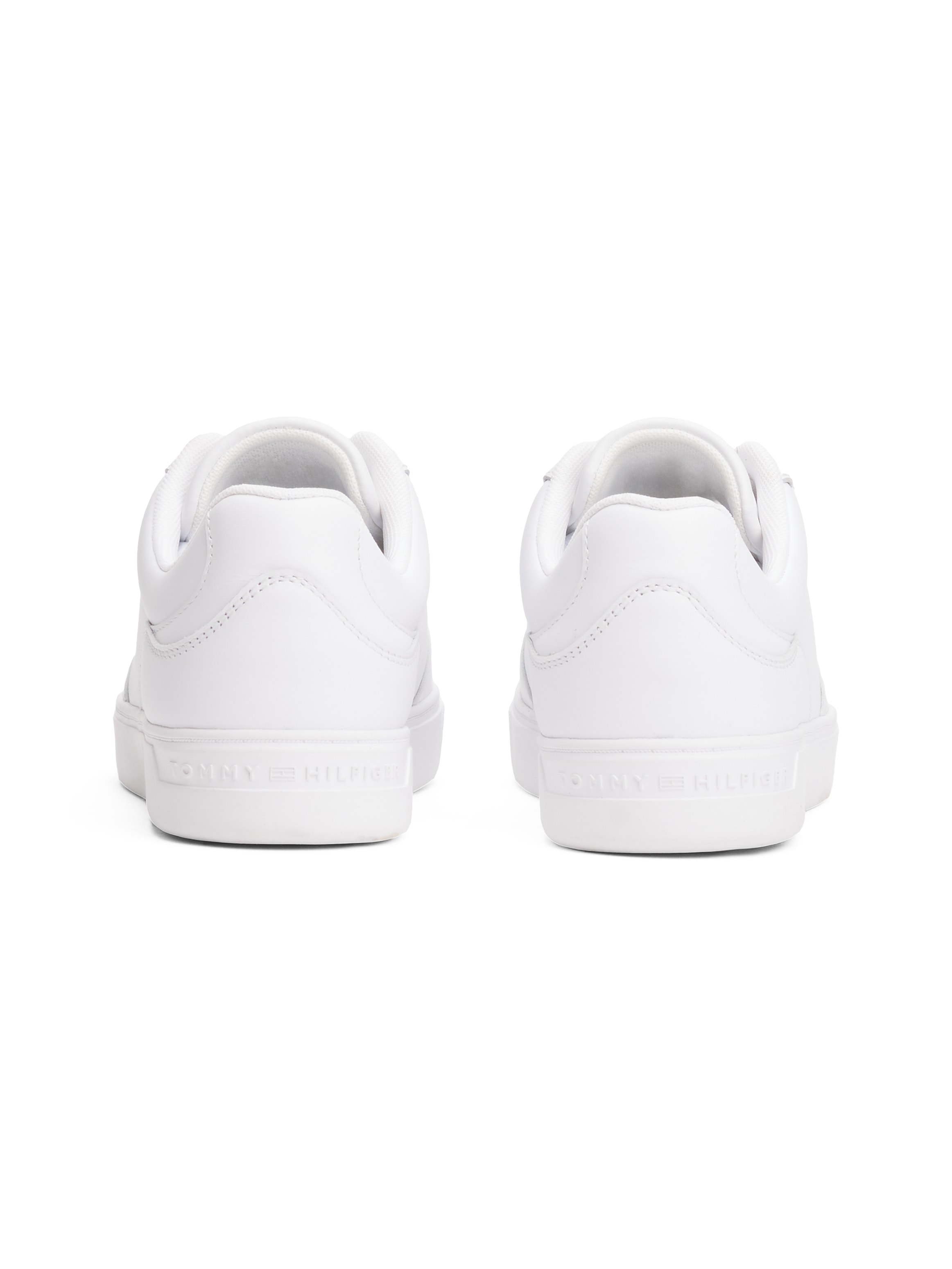 Tommy Hilfiger Plateausneaker »CASUAL CUPSOLE SNEAKER«, Freizeitschuh, Halbschuh, Schnürer mit goldfarbenem Logoschriftzug