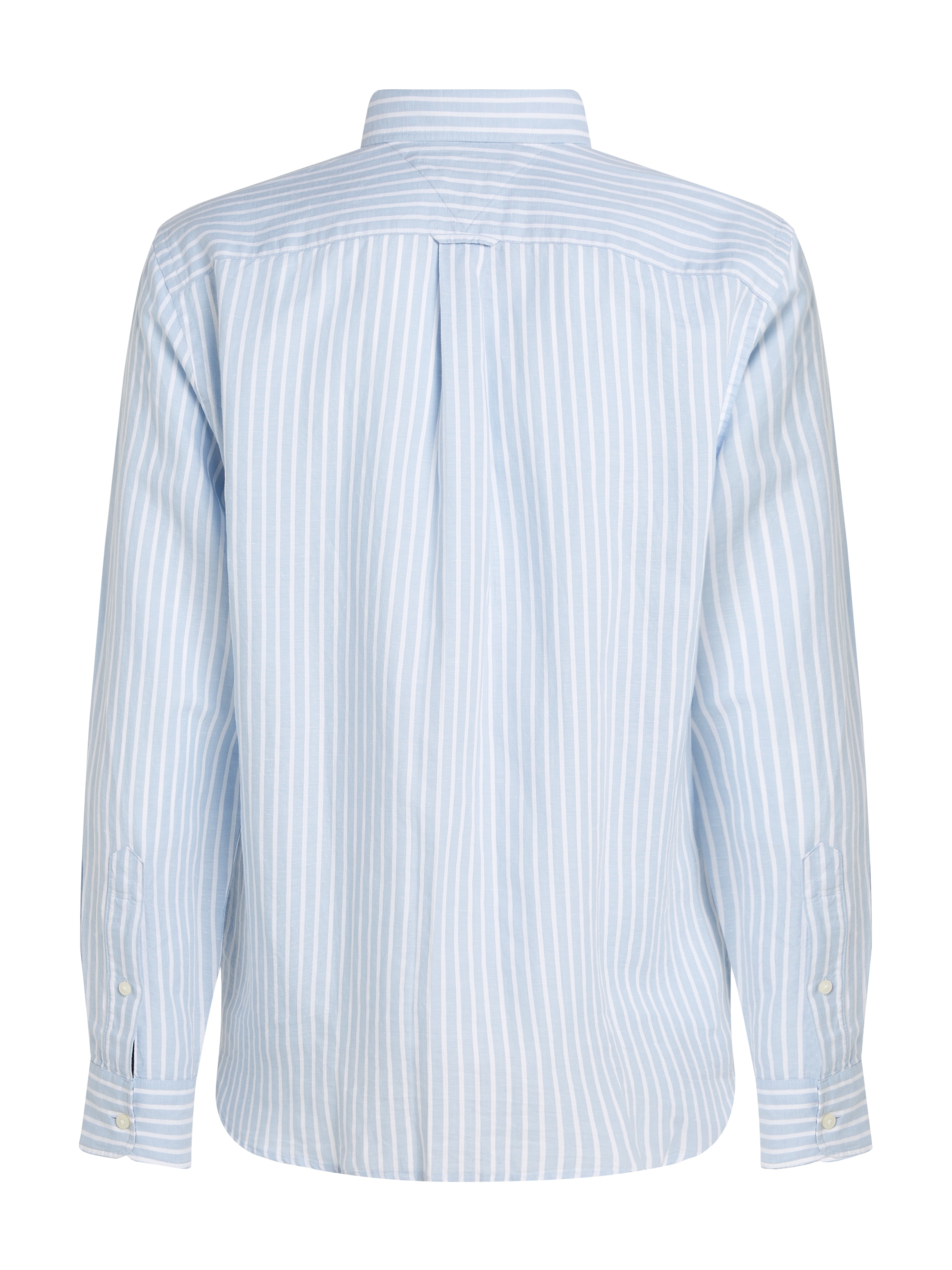 Tommy Hilfiger Langarmhemd »LINEN BLEND BOLD STRIPE«, mit feinen Streifen