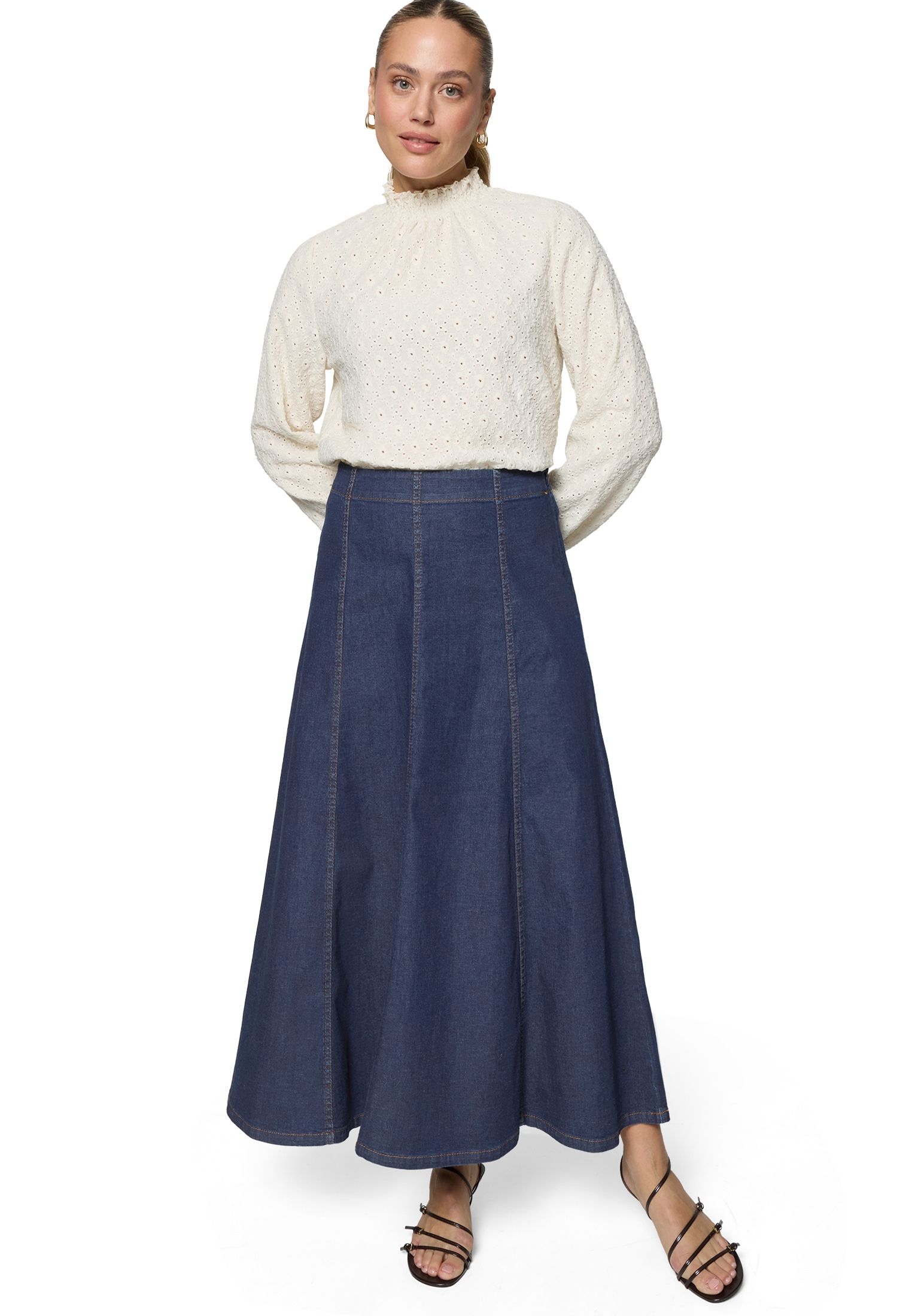 Zero Midirock »Damen Maxi« Plain/ohne Details