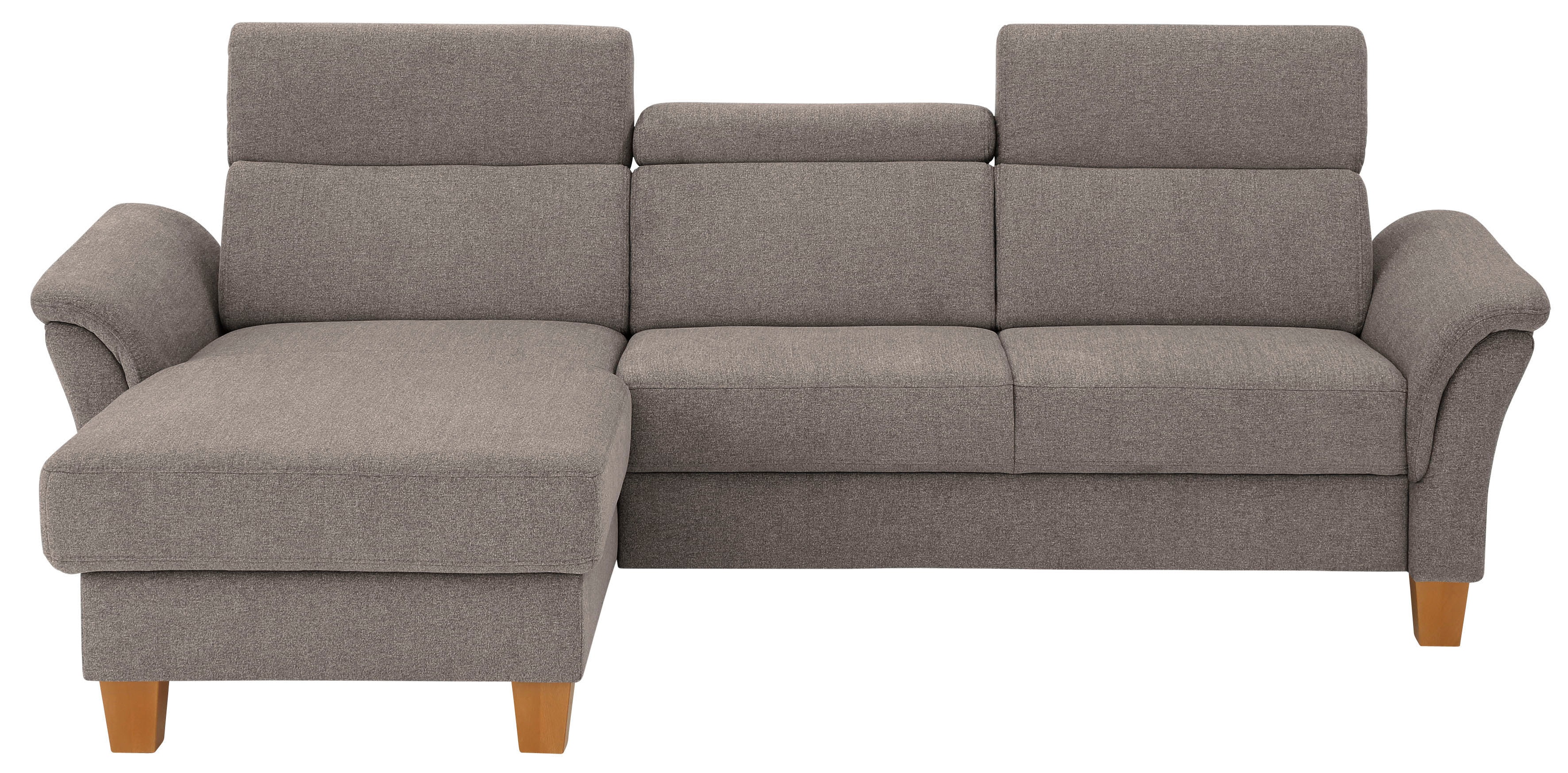 OTTO home Ecksofa "Conville L-Form" Federkern, wahlweise mit Schlaffunktion und Bettkasten bzw. Stauraum