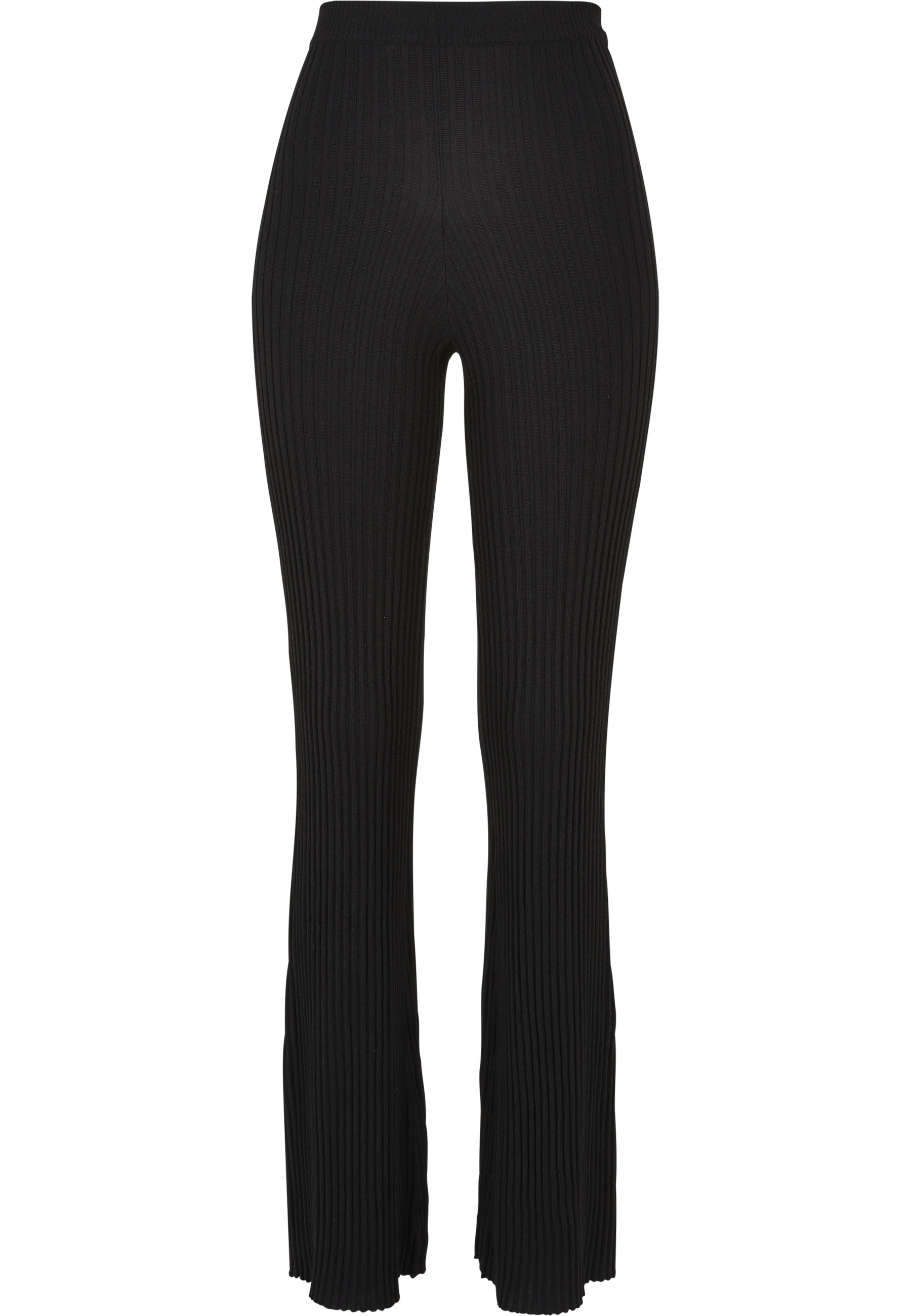 URBAN CLASSICS Leggings "Urban Classics Damen Ladies Flared Rib Knit Leggin günstig online kaufen