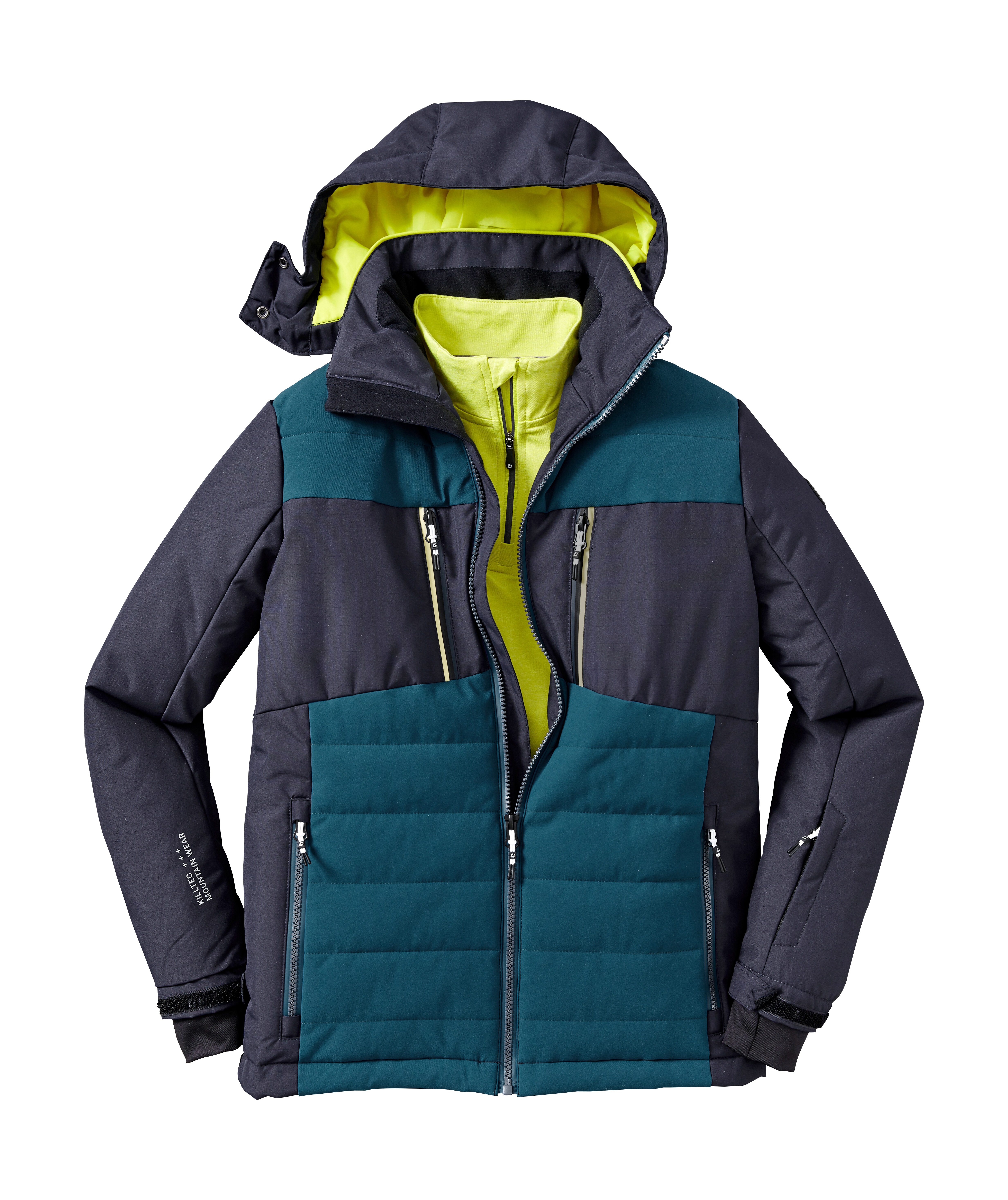 Thumbnail - Killtec Skijacke "KSW 385 BYS SKI JCKT", Winddichte, wasserabweisende Kinderjacke mit abnehmbarer Kapuze