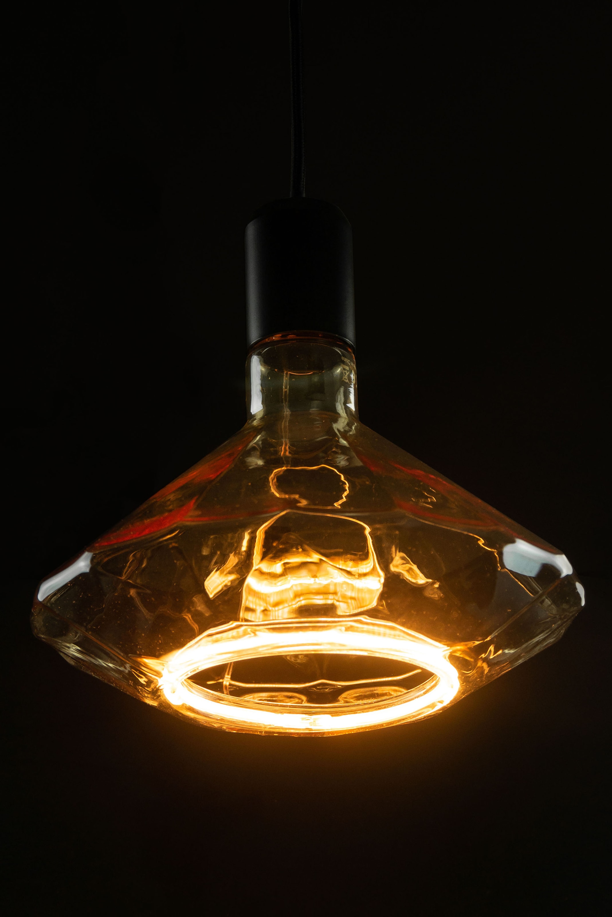 SEGULA LED-Leuchtmittel »Floating«, E27, 1 St., Warmweiß, dimmbar, Floating Diamond, gold, E27