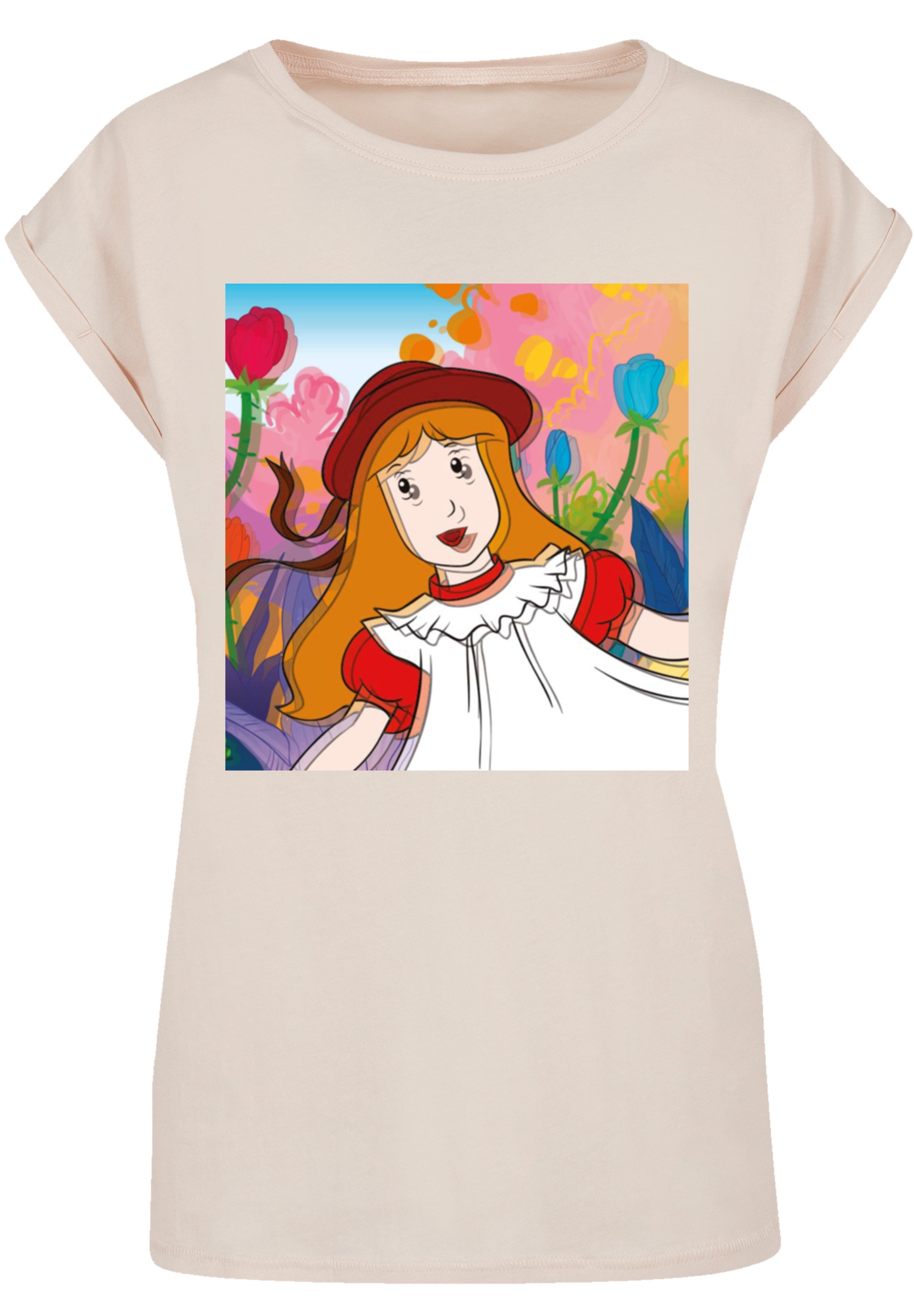 F4NT4STIC T-Shirt »Alice im Wunderland Double Alice«, Retro, Heroes of Childhood, TV Serie