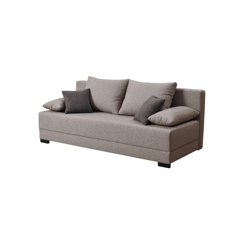 INOSIGN Schlafsofa »Sierra, 198 cm, mit Bettfunktion (150/198 cm) und Bettkasten,«