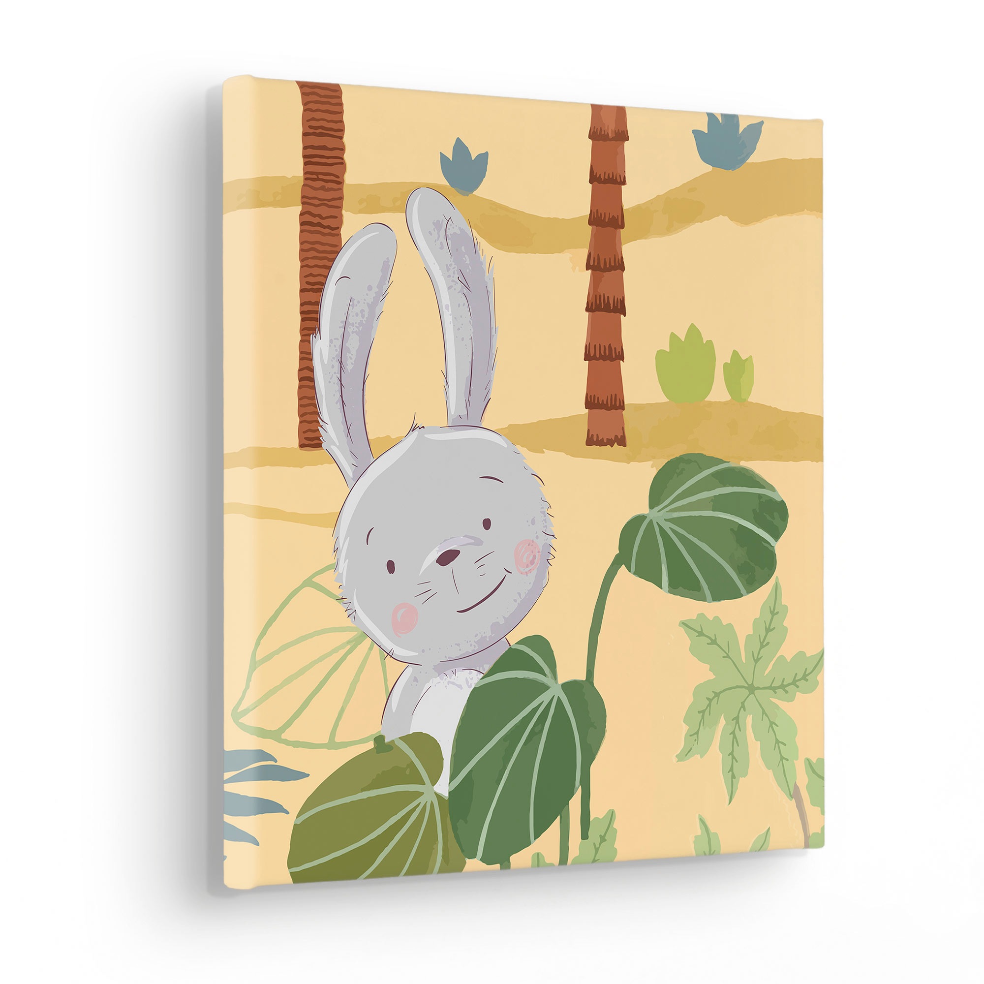 Komar Leinwandbild "Rabbit Food - Größe 30 x 30 cm", Natur, (1 St.), Keilra günstig online kaufen