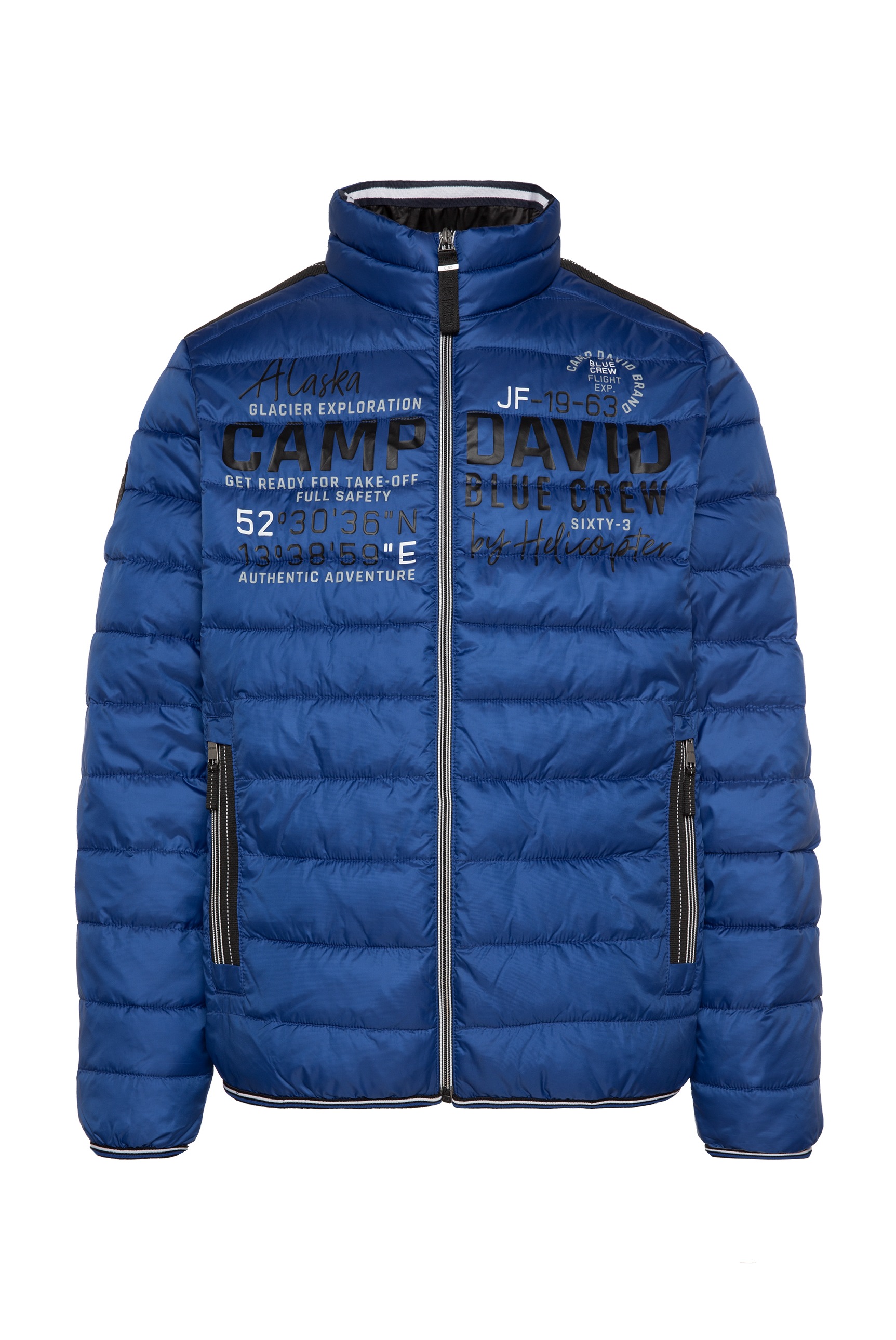 CAMP DAVID Outdoorjacke, ohne Kapuze, mit elastischem Saumabschluss