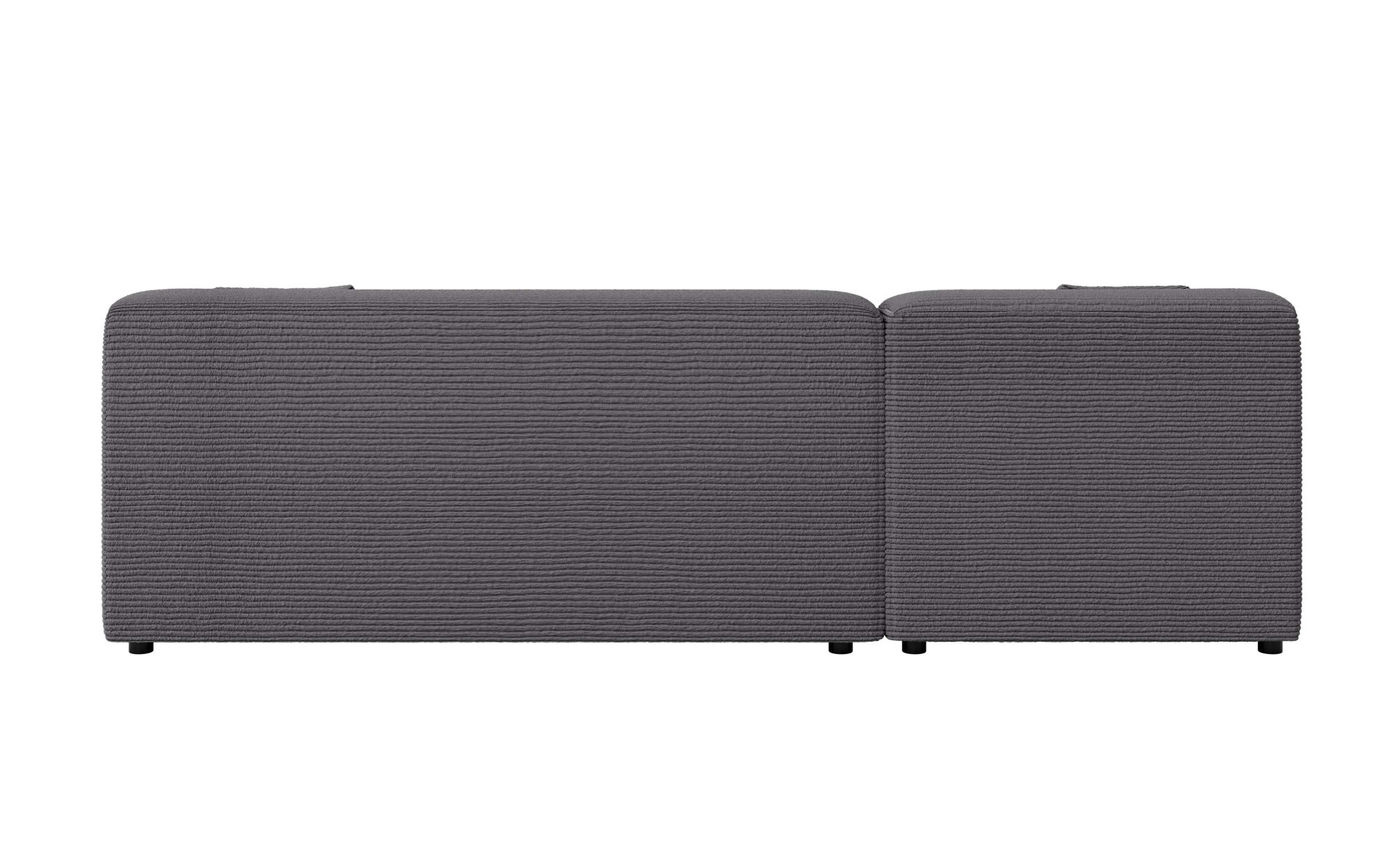 Home affaire Ecksofa »LILLIANA Designsofa, L-Form mit Recamiere rechts/links bestellbar«, L-Form mit Wellenunterfederung, Maße B/T/H: 256/160/76 cm