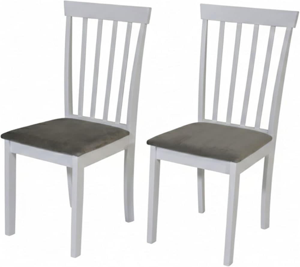 Jahnke Esszimmerstuhl "LITE SIT DUO" (Set) Esszimmerstuhl (2er Set), Massivholz, Samt-Stoff, bis 110 kg belastbar