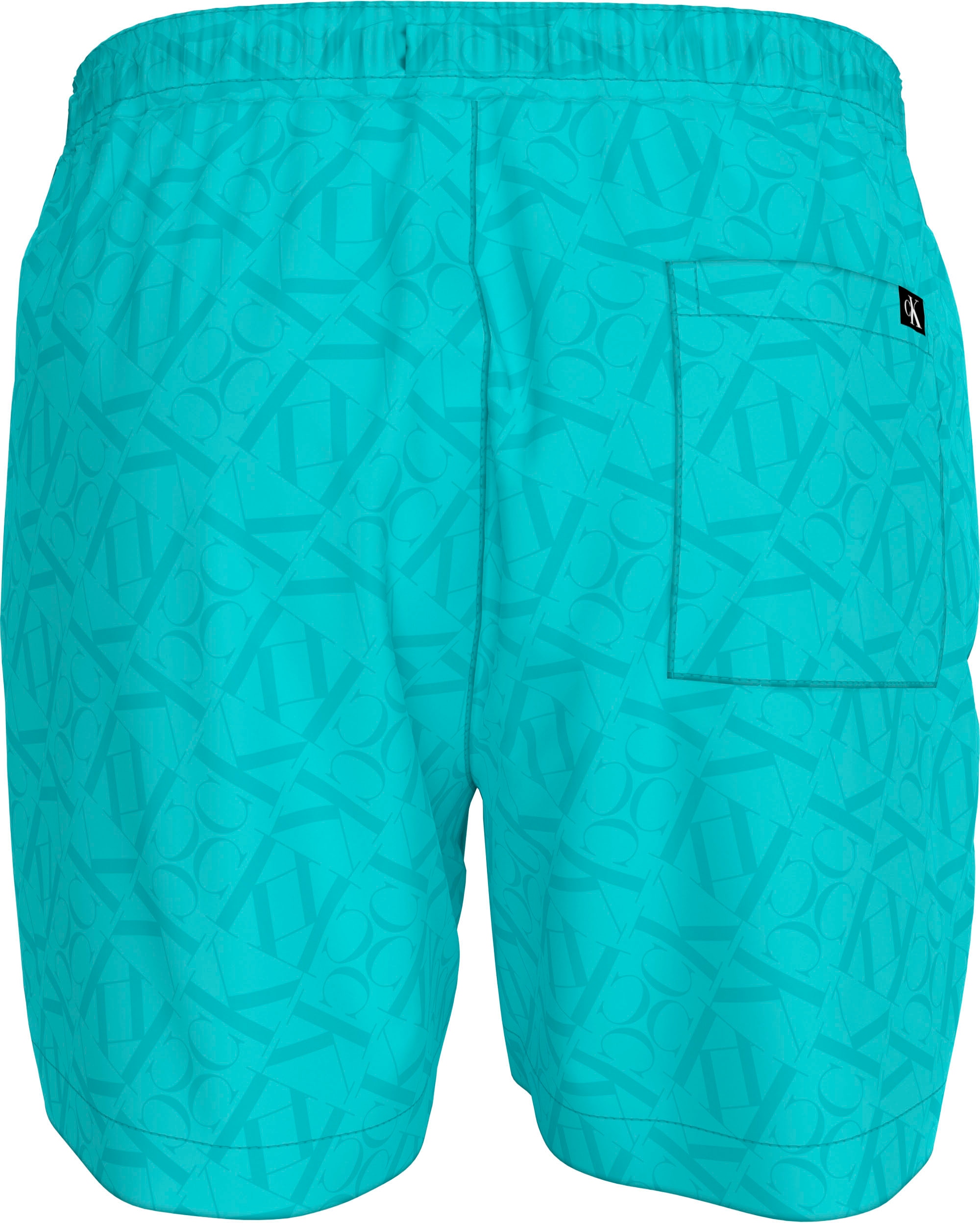 Calvin Klein Swimwear Badeshorts "MEDIUM DRAWSTRING-PRINT", mit Allover-Log günstig online kaufen