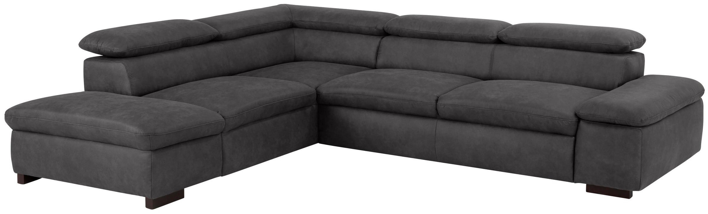 OTTO home Ecksofa "Alberto L-Form" mit Kopfteilverstellung, wahlweise mit Schlaffunktion