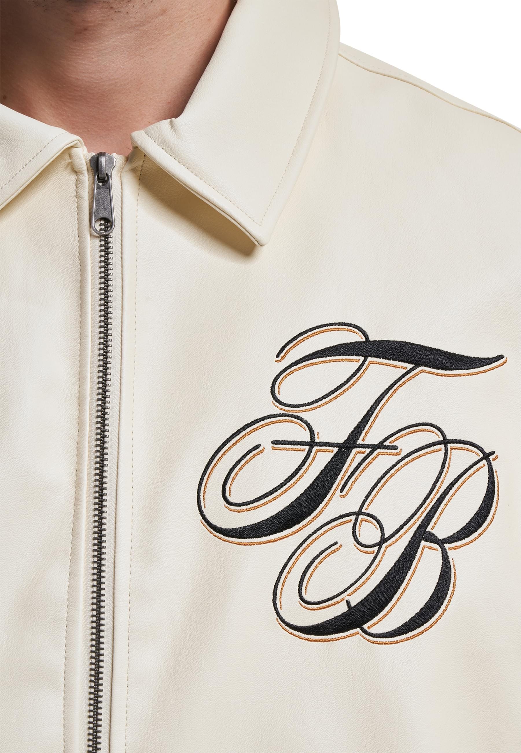 Fubu Collegejacke »Fubu Herren FM234-008-3 Fb Initials Leather Coach Jacket«, (1 St.), ohne Kapuze