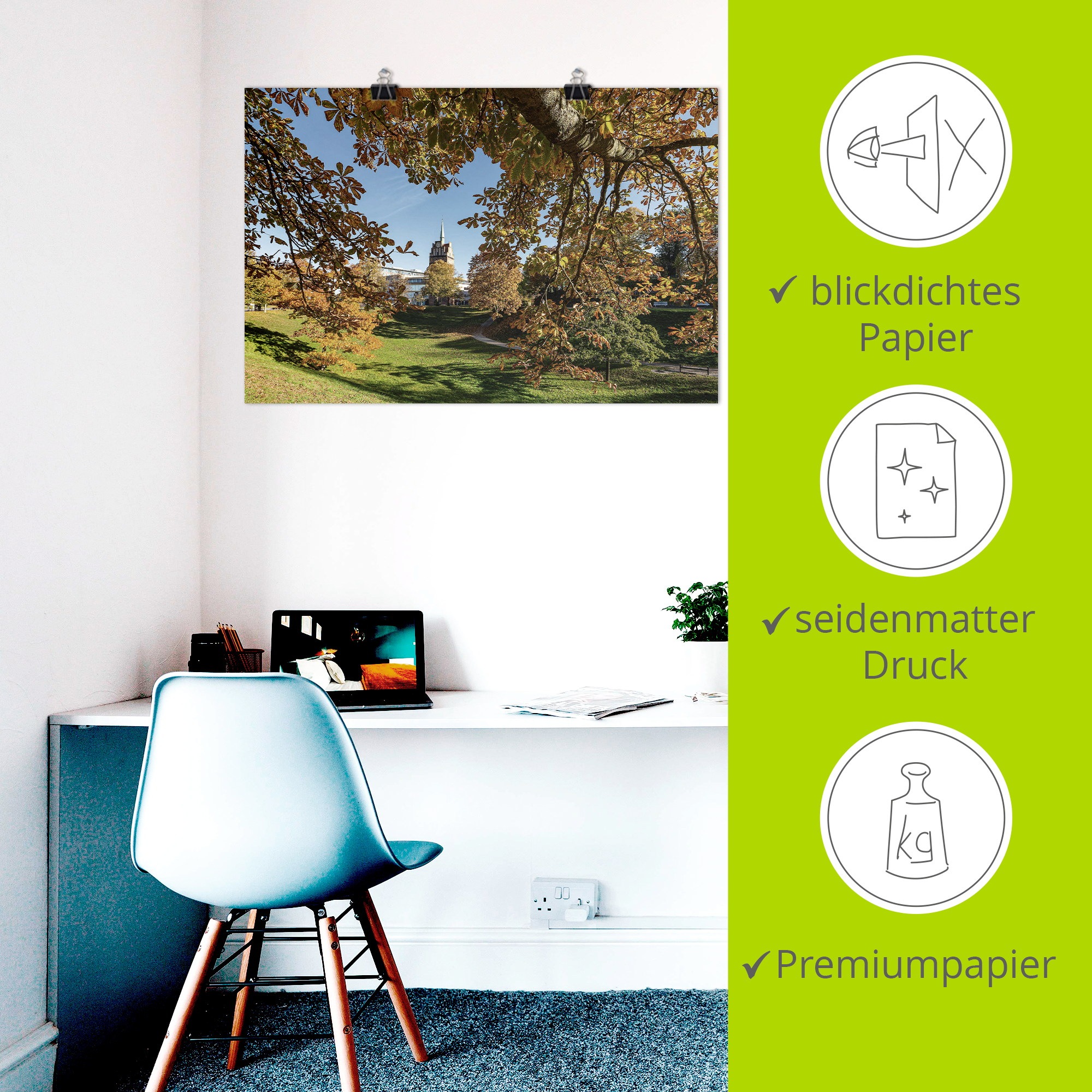 Artland Wandbild »Kröpeliner Tor in der Hansestadt Rostock« Gebäude 1 Stk. tlg. als Alubild, Leinwandbild, Poster, Wandaufkleber in verschied. Größen