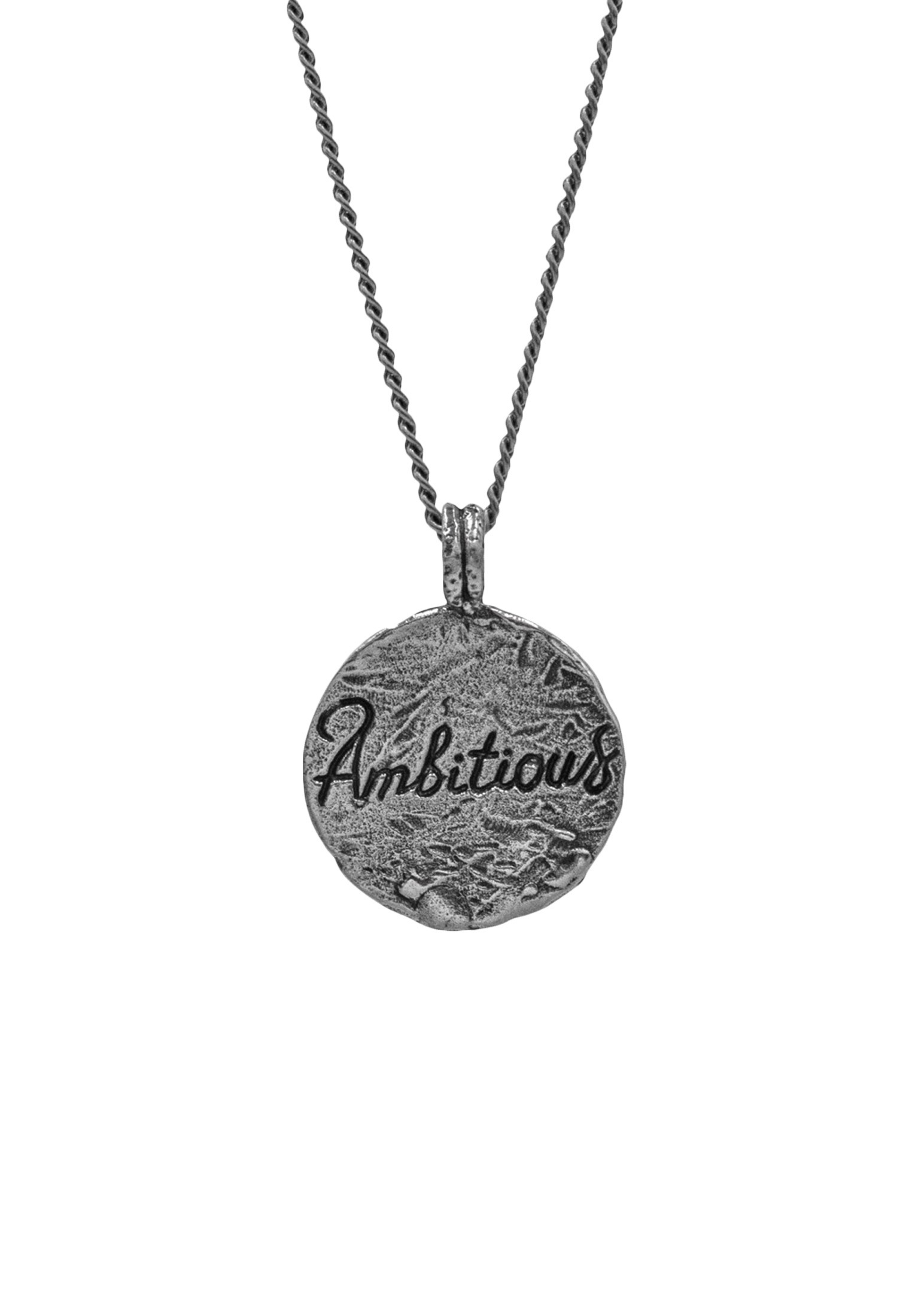 HAZE & GLORY Kette mit Anhänger »Halskette Sternzeichen Steinbock Kordelkette 925 Silber«
