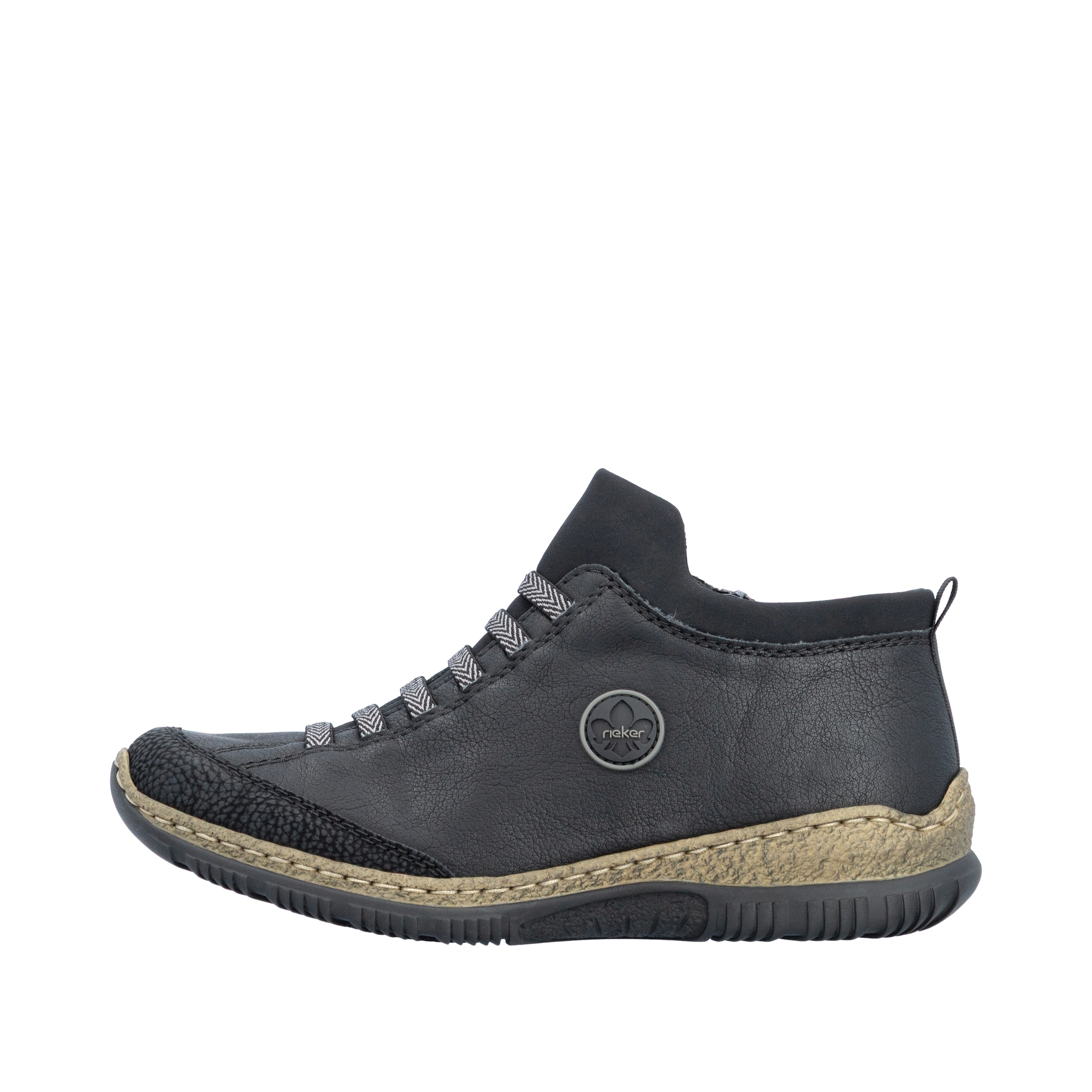 Rieker Slip-On Sneaker  Schlupfschuh, Halbschuh, Casual-Sneaker mit MemoSoft-Innensohle