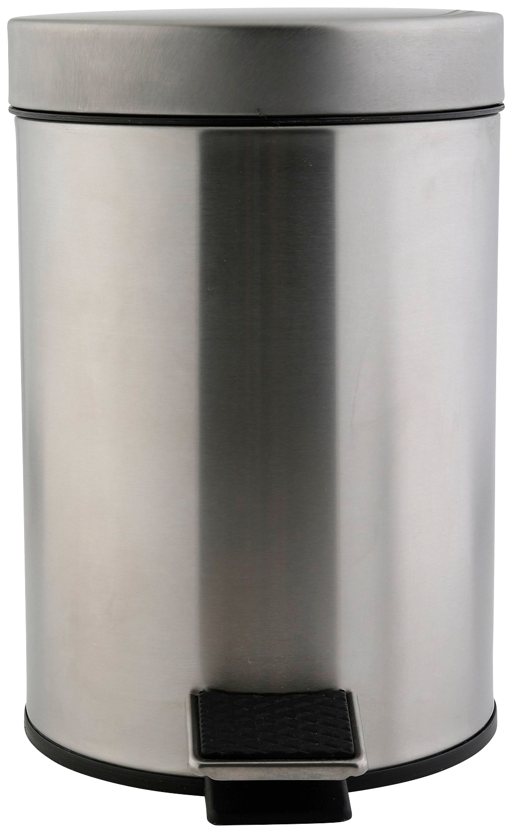 axentia Kosmetikeimer, 1 Behälter, Ø: 17 cm, 3 Liter, Edelstahl, gebürstet