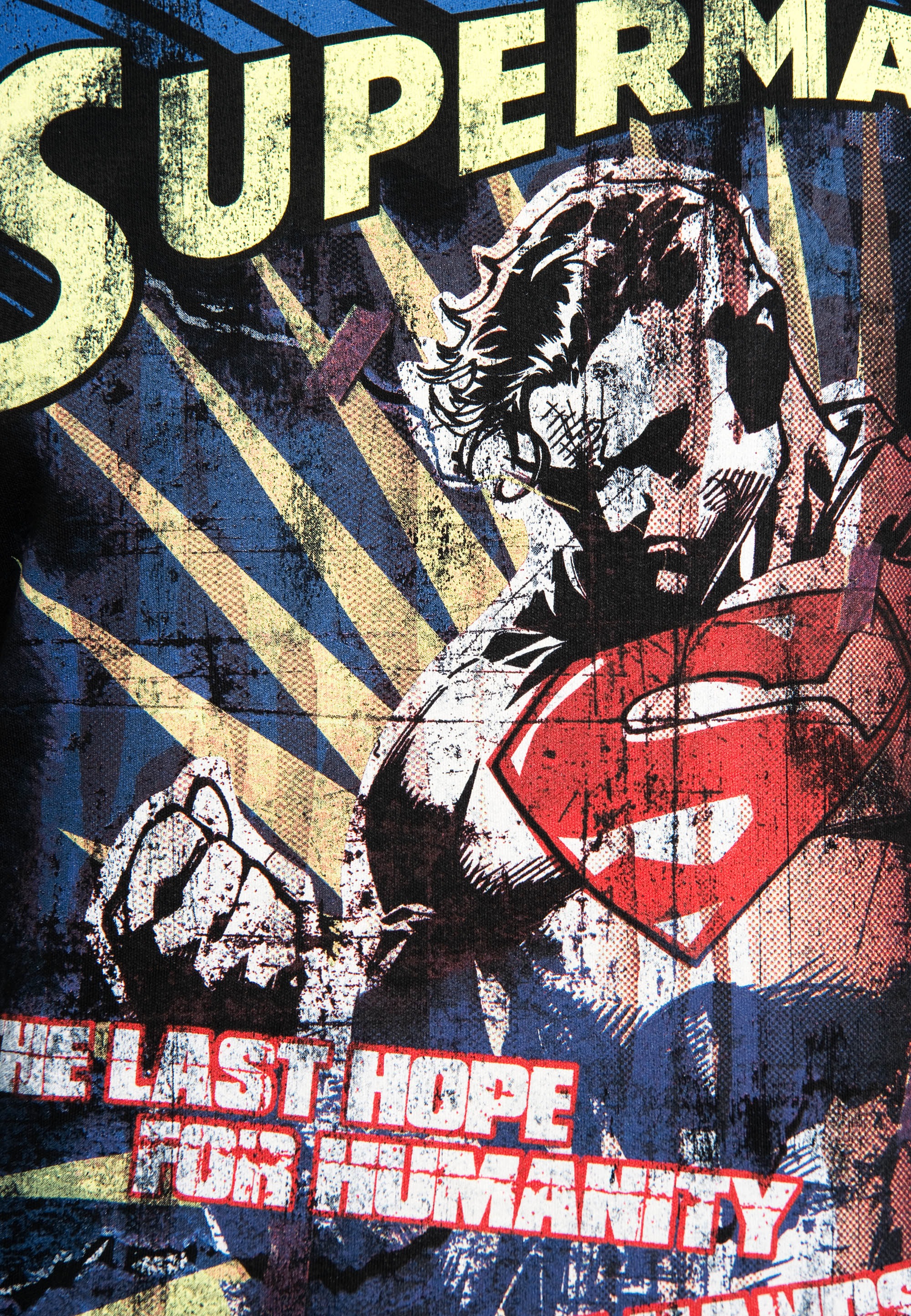 LOGOSHIRT T-Shirt »Superman«, mit coolem Retro-Motiv