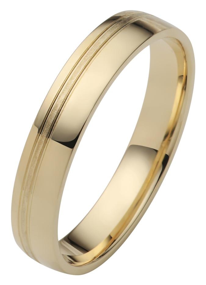 Firetti Trauring »Schmuck Geschenk Gold 750 Hochzeit Ehering "LIEBE"«, Made in Germany, wahlweise mit oder ohne Brillanten