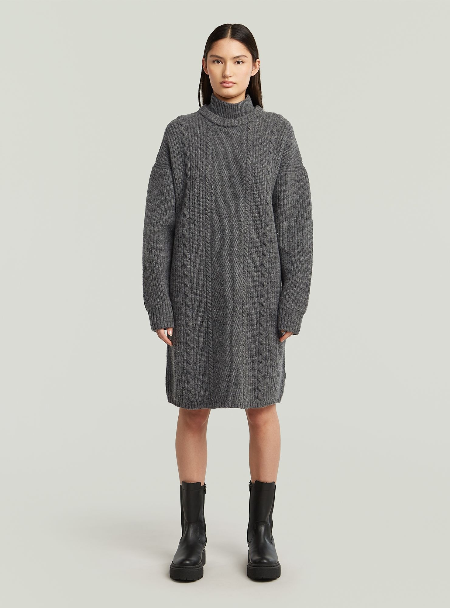 G-STAR Bodykleid "Cable Loose Knit Kleid"
