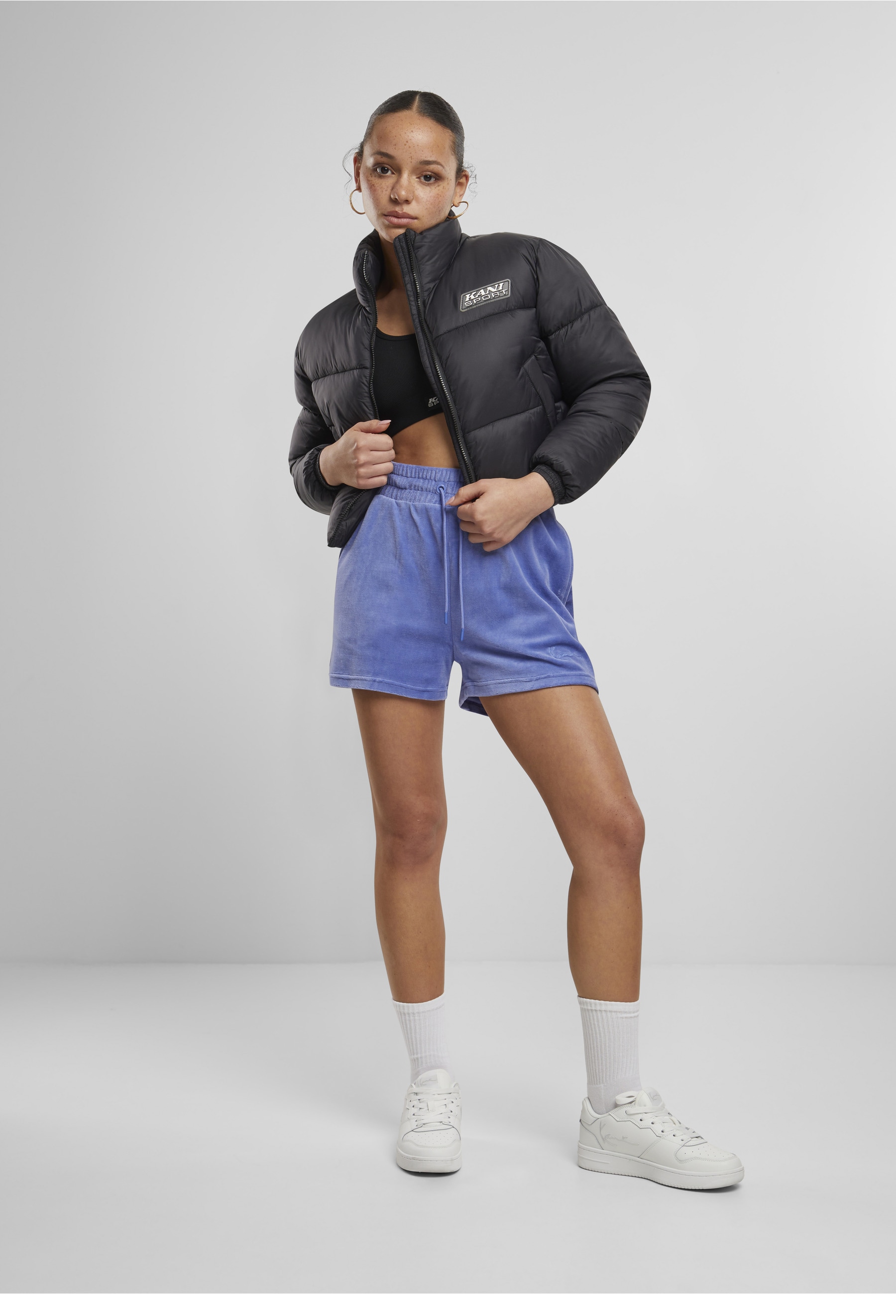 Karl Kani Winterjacke »Karl Kani Karl Kani Sport Patch Crop Puffer Jacket« 1 Stk. tlg. ohne Kapuze