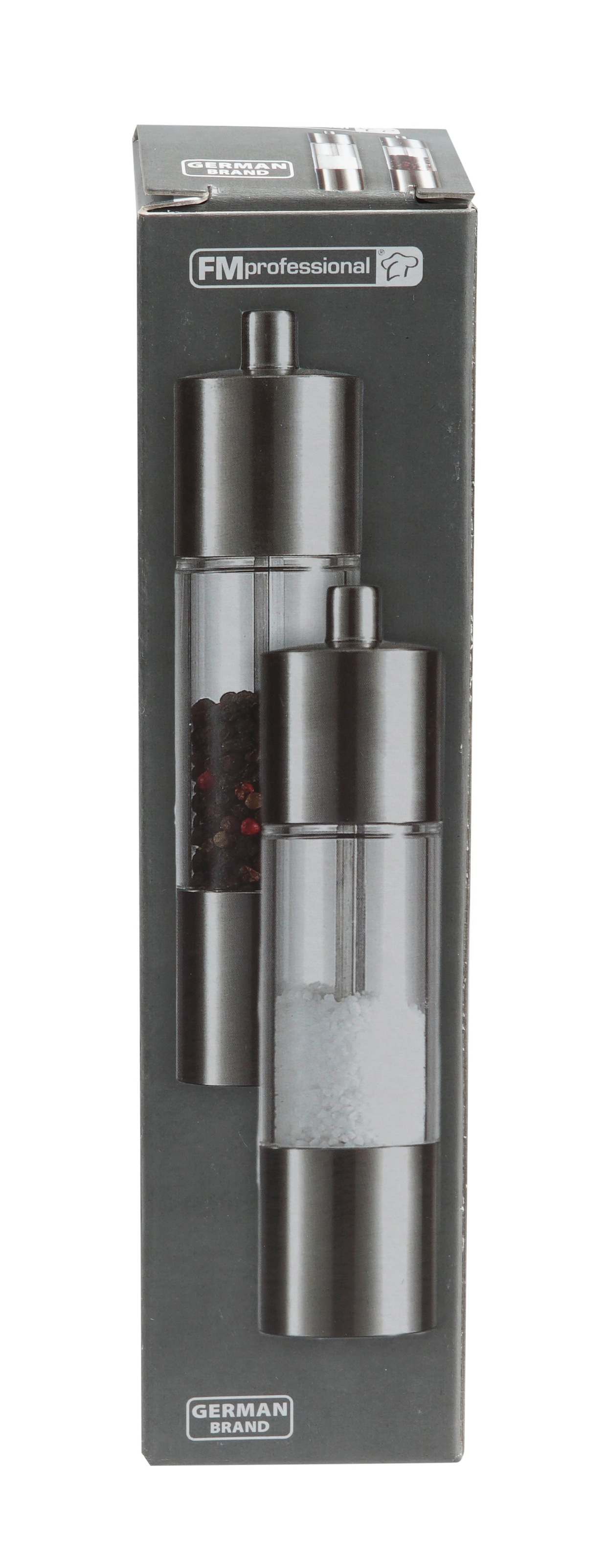 FMprofessional Salz-/Pfeffermühle "Mühle aus Acryl und Edelstahl" elegantes günstig online kaufen