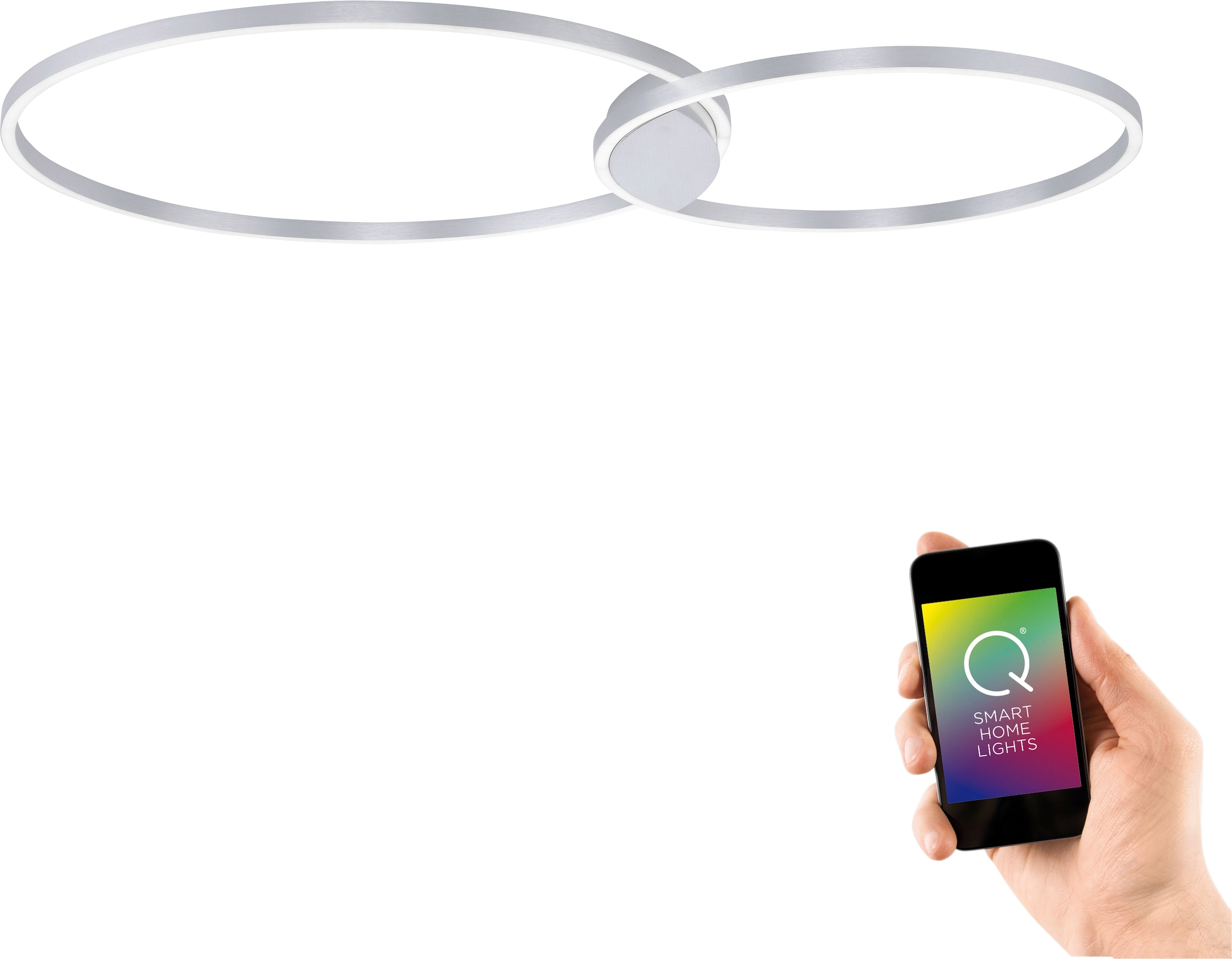 Neuhaus Q SMART HOME LIGHTS LED Deckenleuchte »Q-KATE« LED-Board 1 Stk. warmweiß - kaltweiß