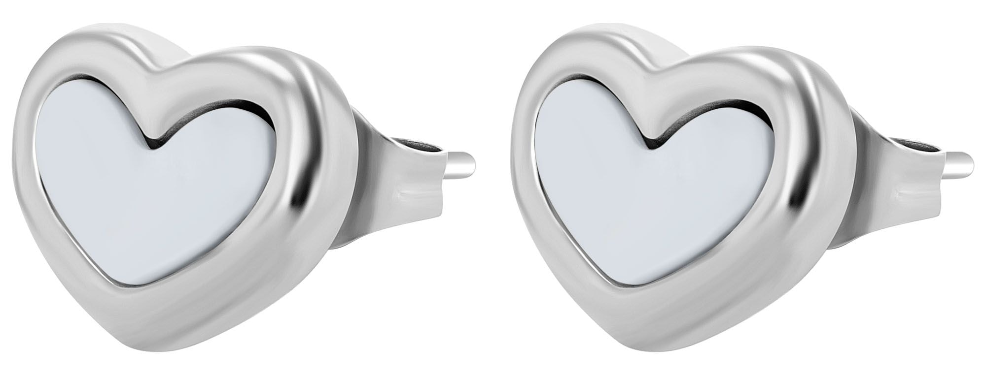 Adelia´s Paar Ohrhänger "Damen Ohrringe – Ohrstecker Herz aus Edelstahl mit günstig online kaufen