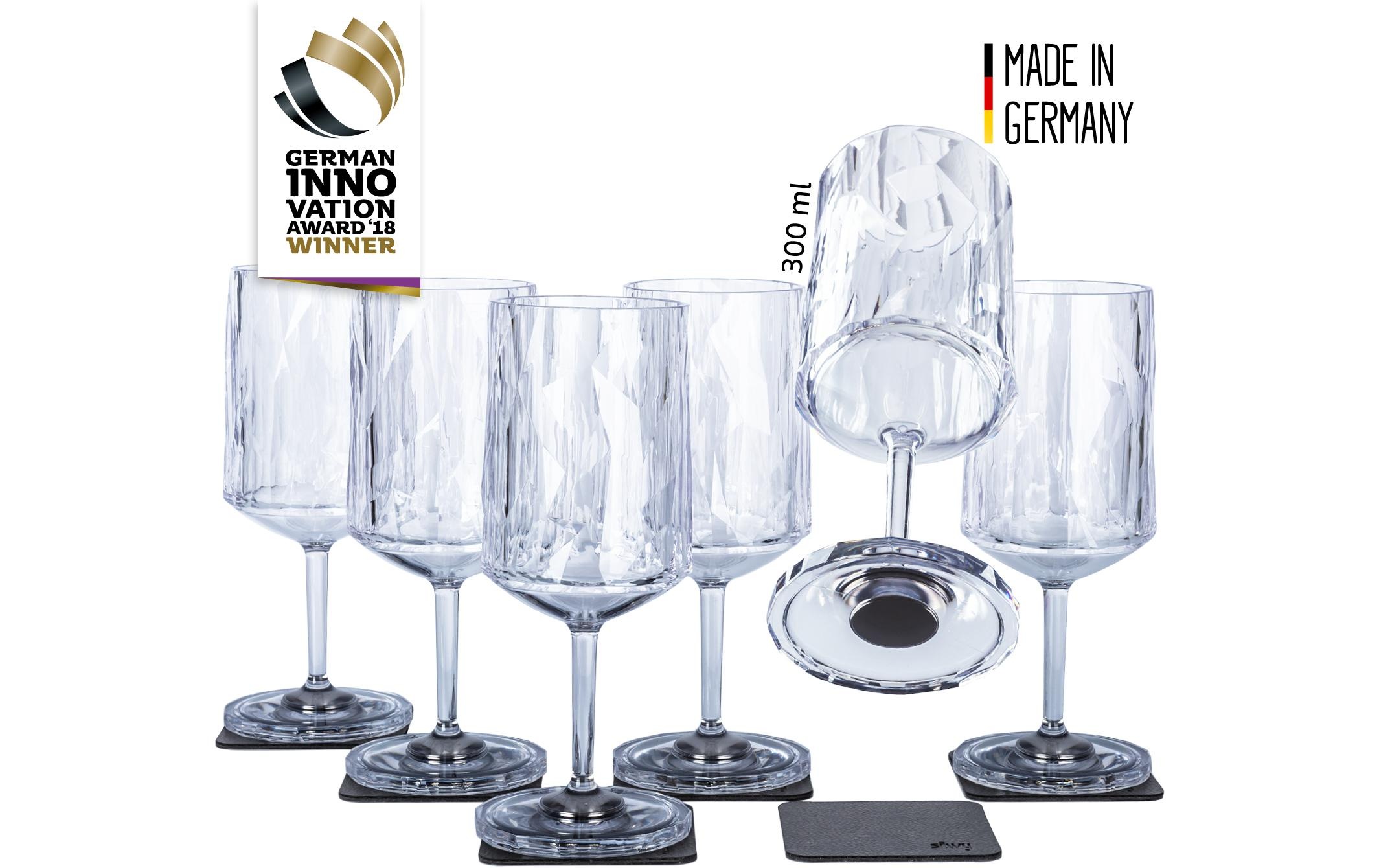 silwy MAGNETIC SYSTEM Glas »6er-Set, 3 dl«