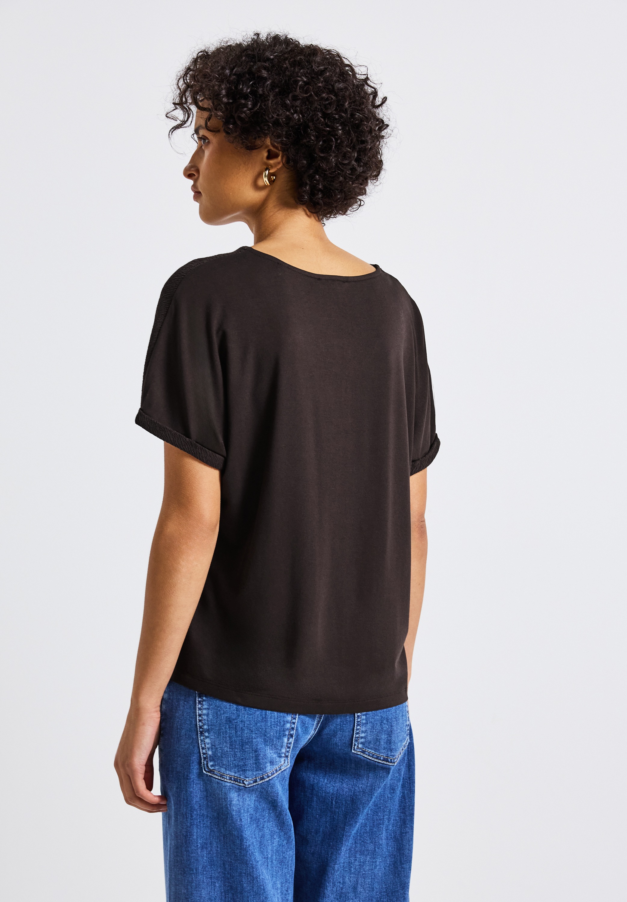 STREET ONE T-Shirt, mit V-Ausschnitt günstig online kaufen