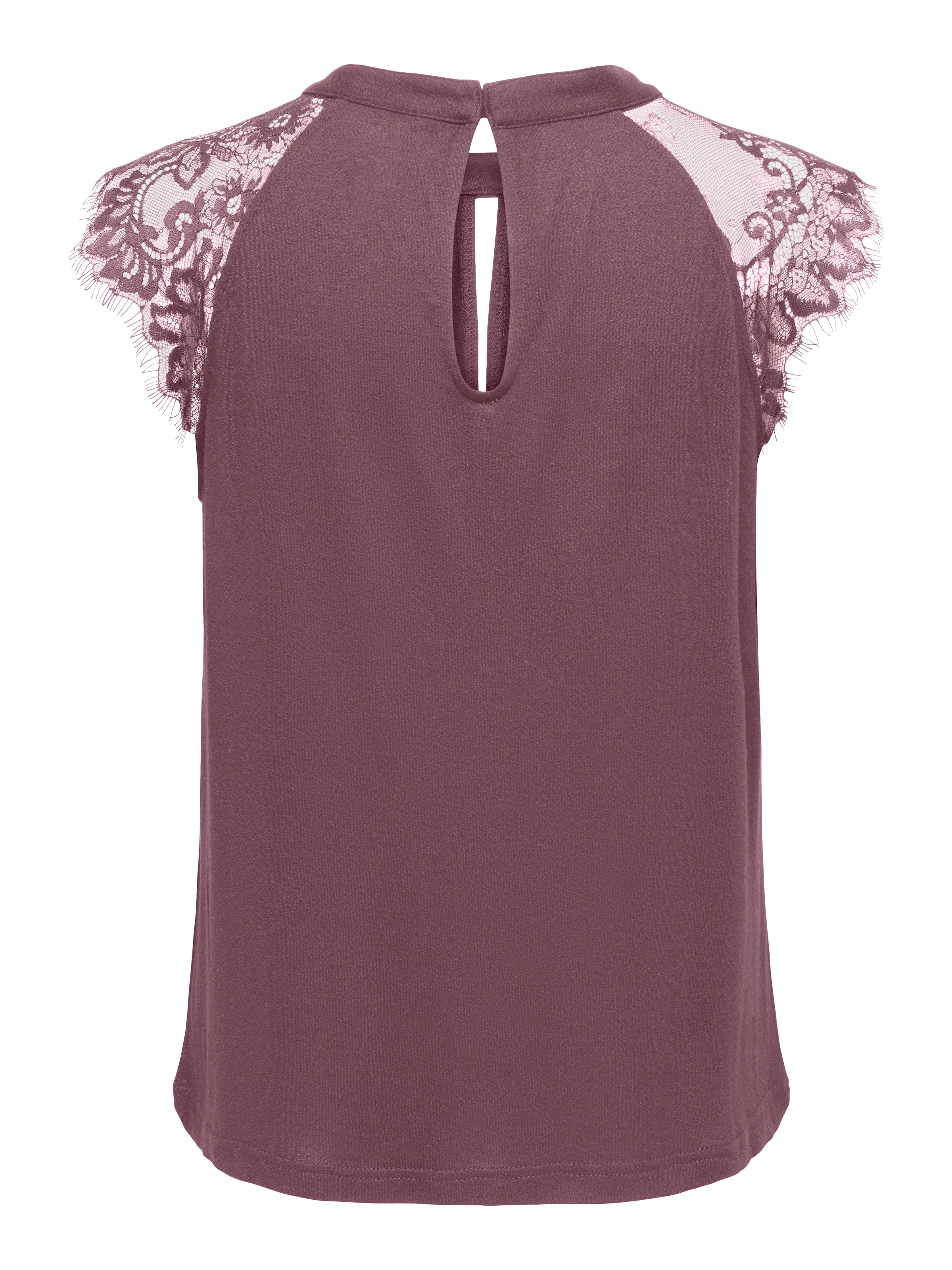 ONLY Kurzarmshirt »ONLNICOLA S/S TOP CS JRS« Viskose, regular fit, Rundhals