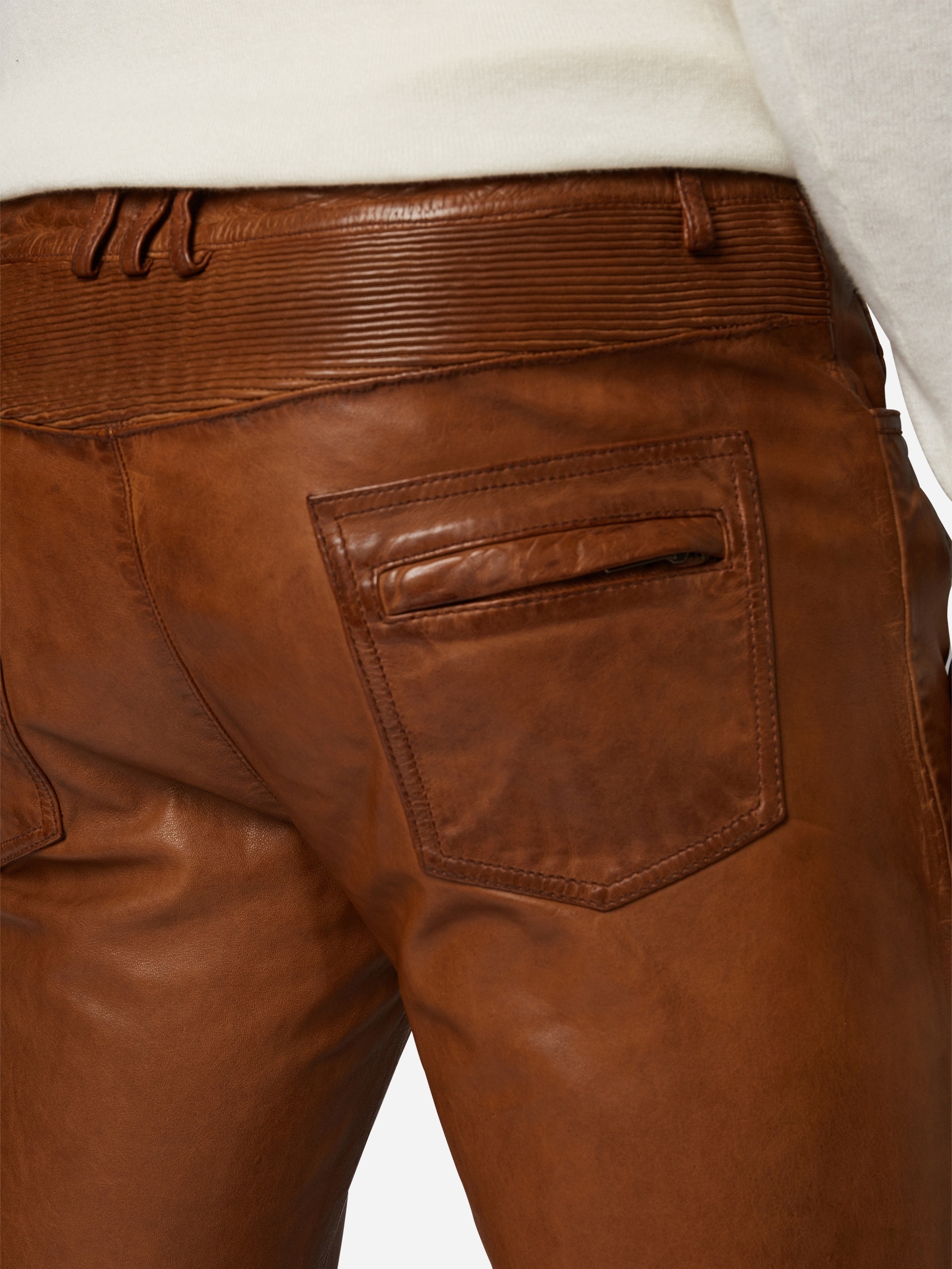 RICANO Lederhose »Lederhose Franklin«  Handgefertigt aus echtem Leder