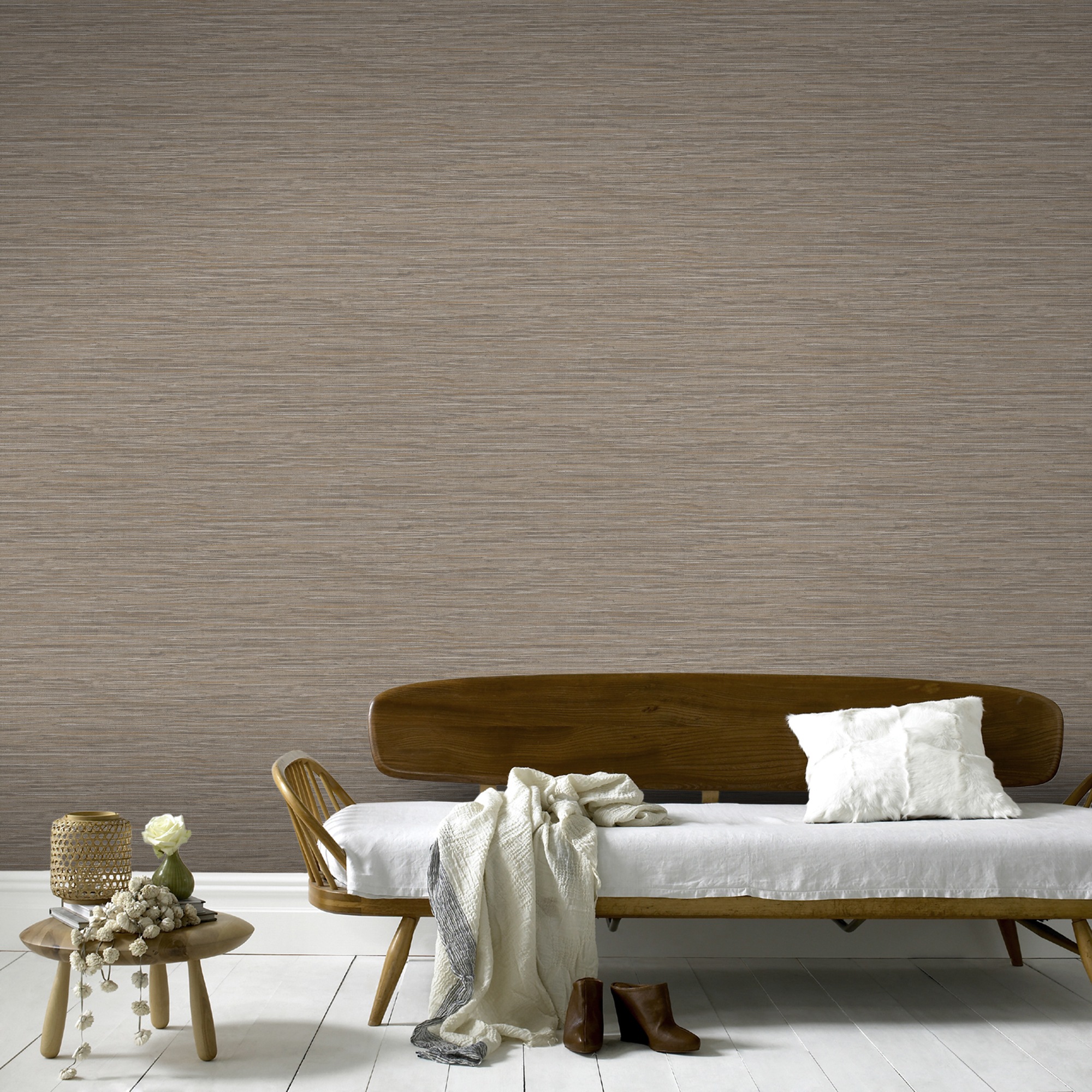 Sublime Vliestapete "GRASSPAPER CAMEL" botanisch geprägt Design Tapeten