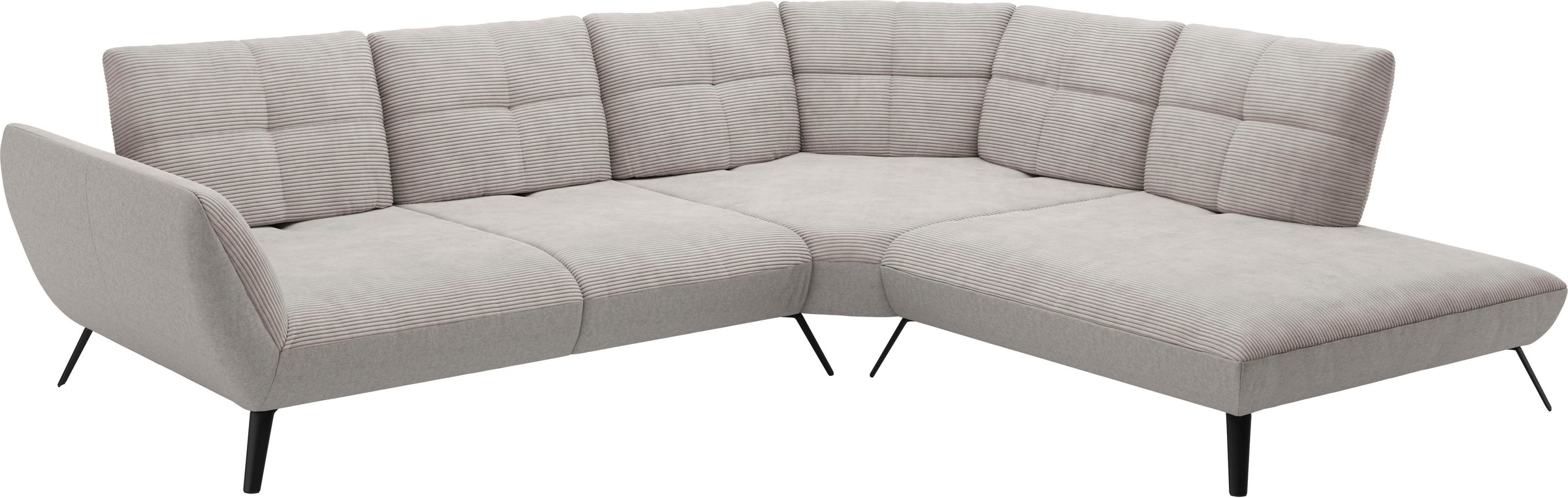 Places of Style Ecksofa »Mikado L-Form«, inkl. Sitztiefenverstellung und Armteilverstellung