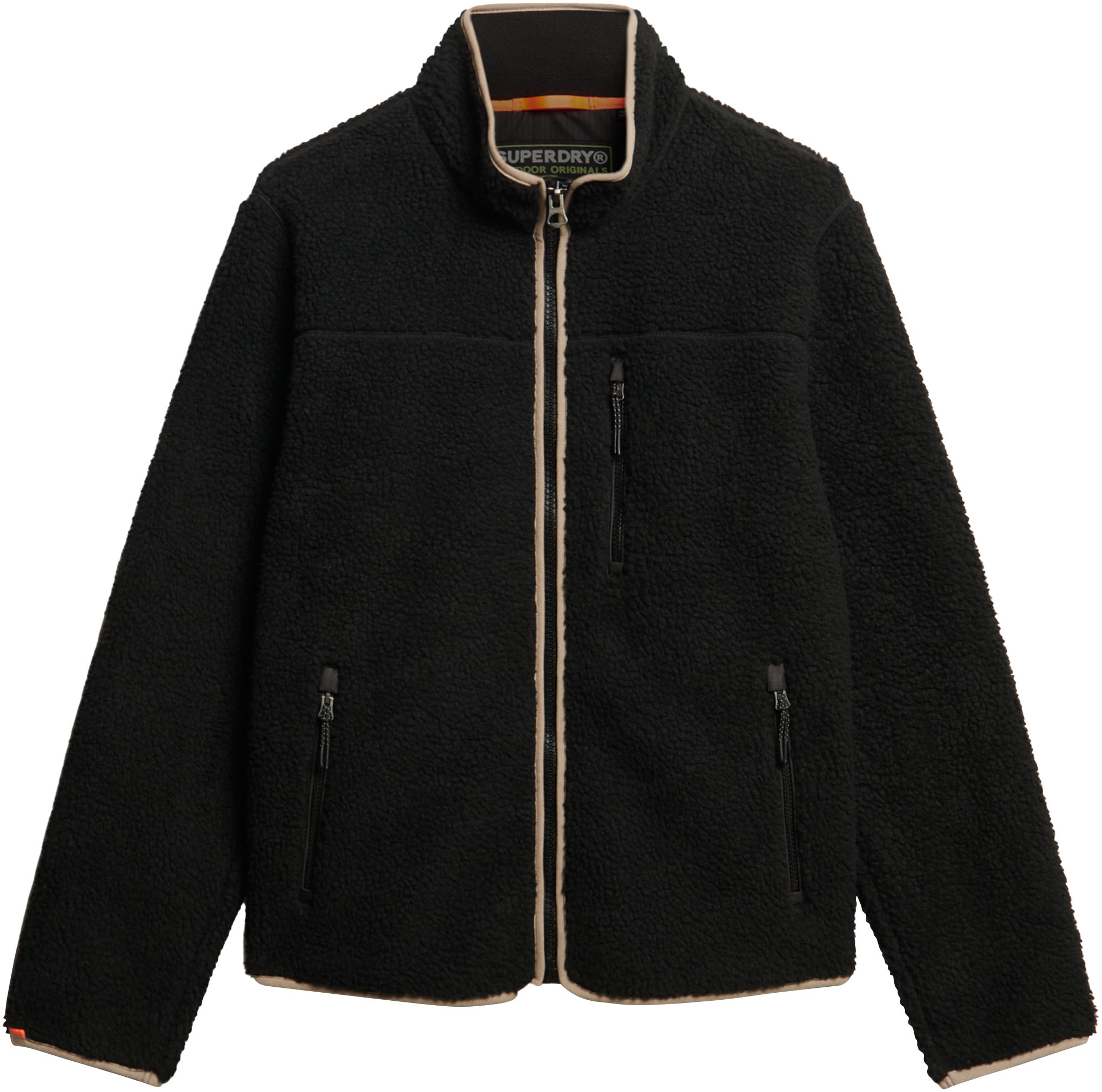 Superdry Fleecejacke »OUTDOOR FULL ZIP FLEECE«, ohne Kapuze