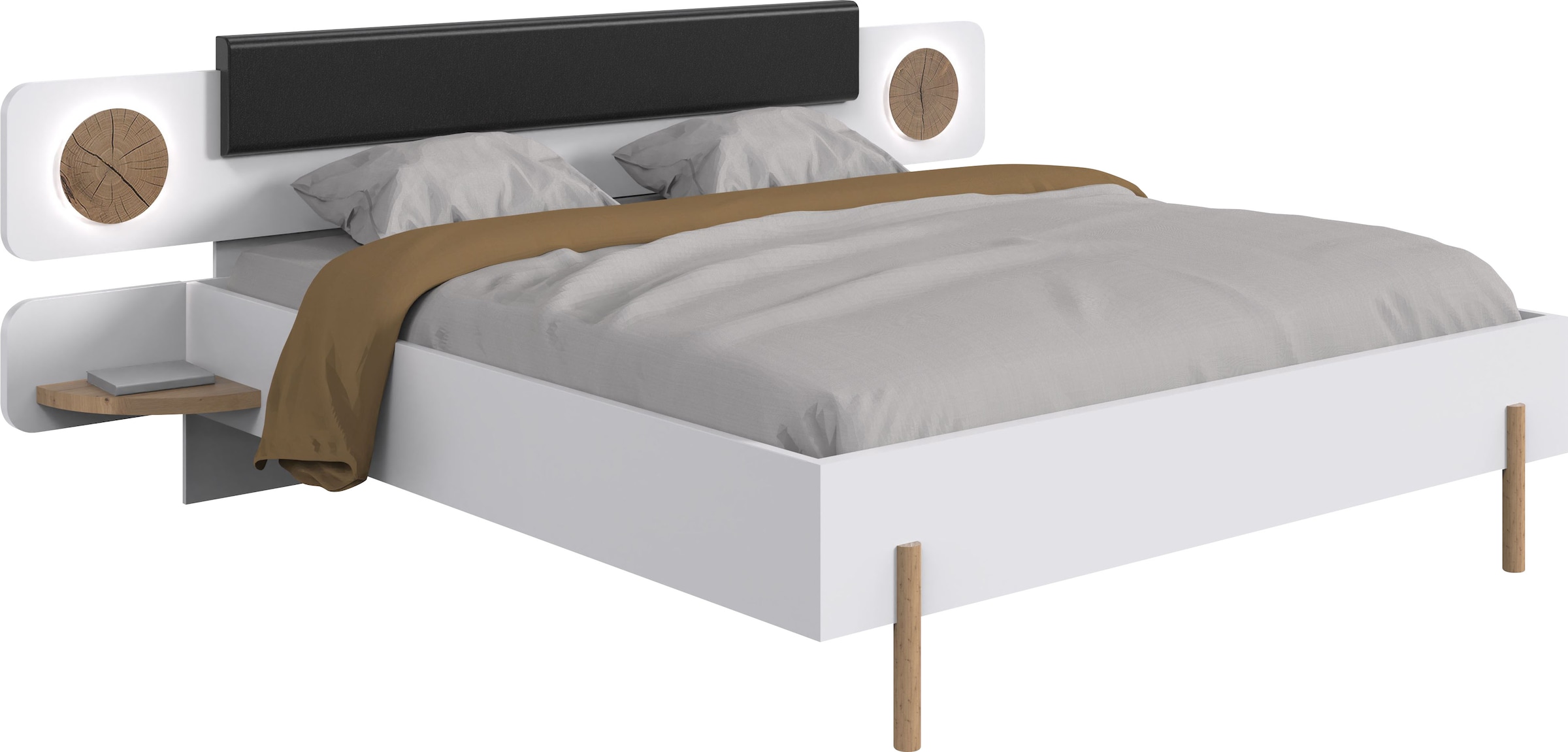 Wimex Futonbett "Toscana", Mit indirekter LED Beleuchtung