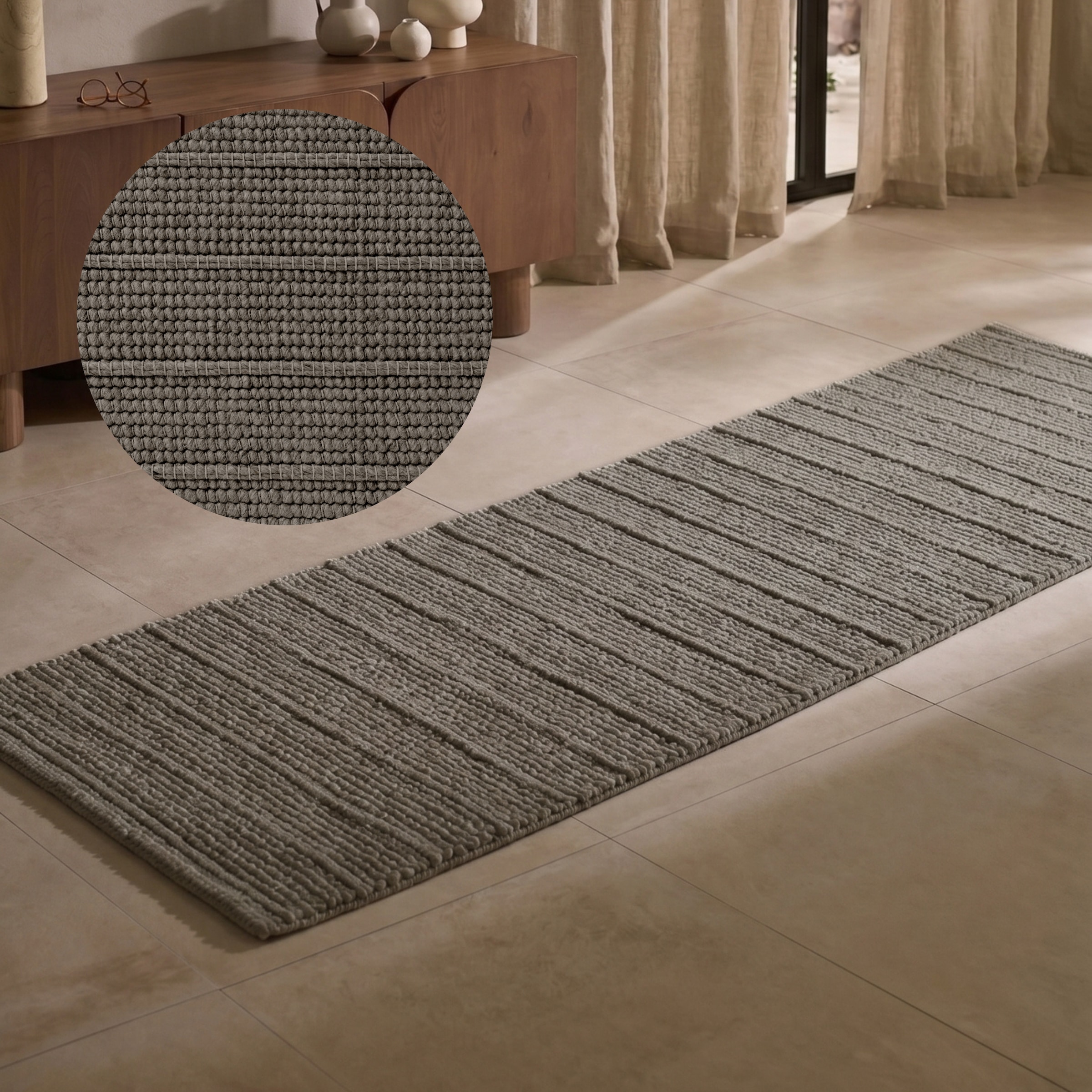 Ted Baker Parker Rug Brown Grey 80x250 4