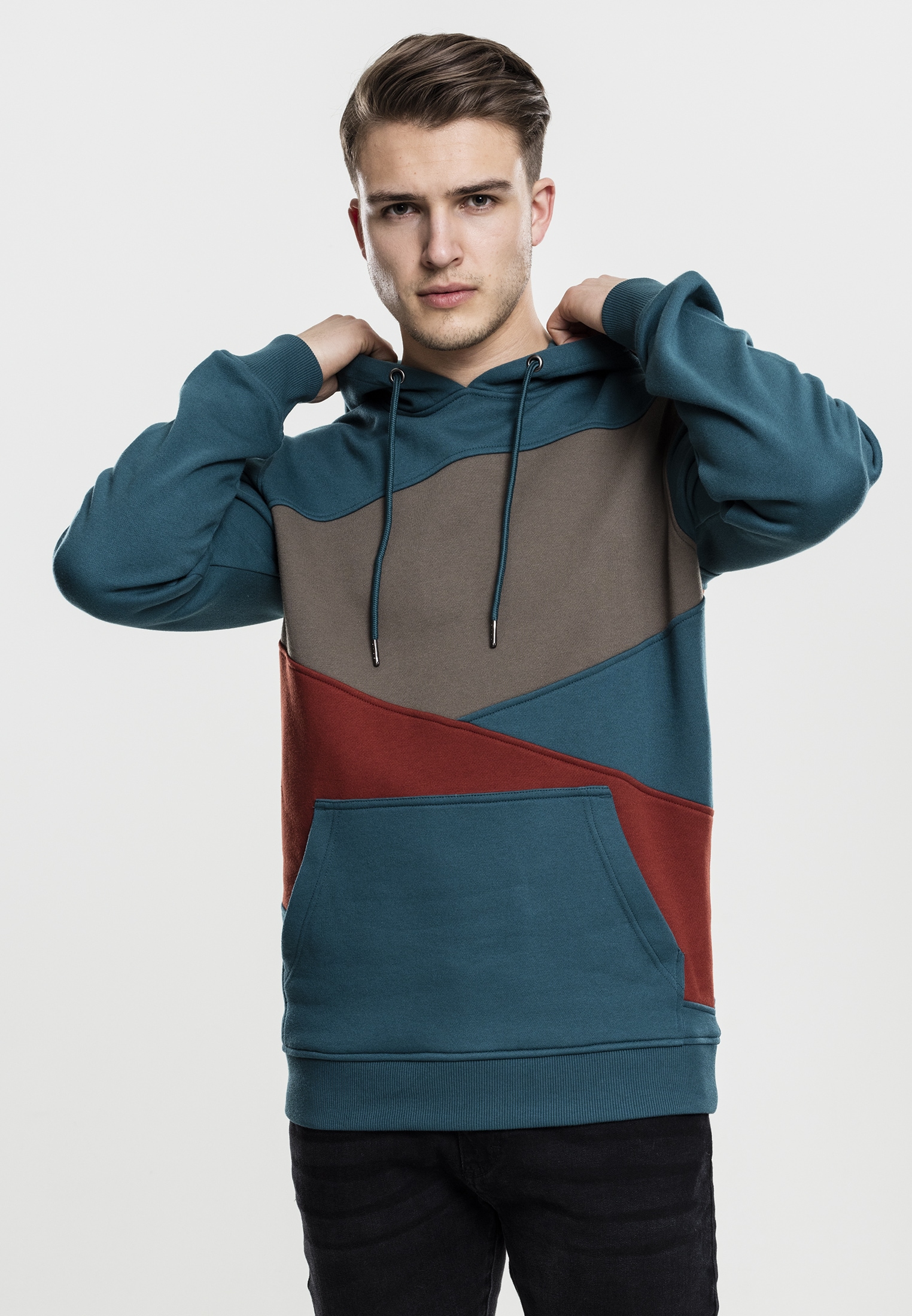URBAN CLASSICS Sweater »Herren Zig Zag Hoody«, (1 tlg.) ▷ kaufen | BAUR | Sweatshirts
