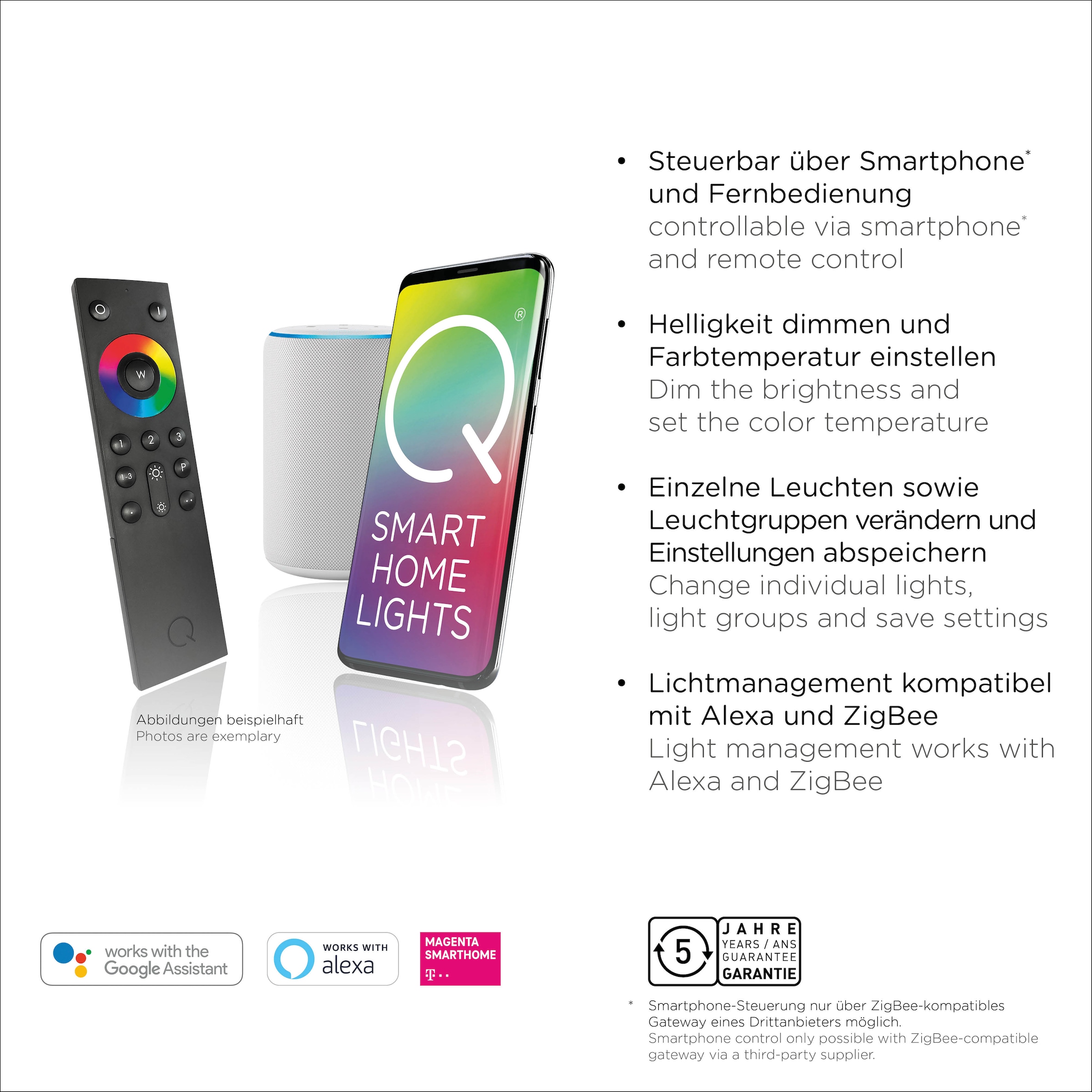 Neuhaus Q SMART HOME LIGHTS LED Deckenleuchte »Q-NIGHTSKY« LED-Board 1 Stk. warmweiß - kaltweiß
