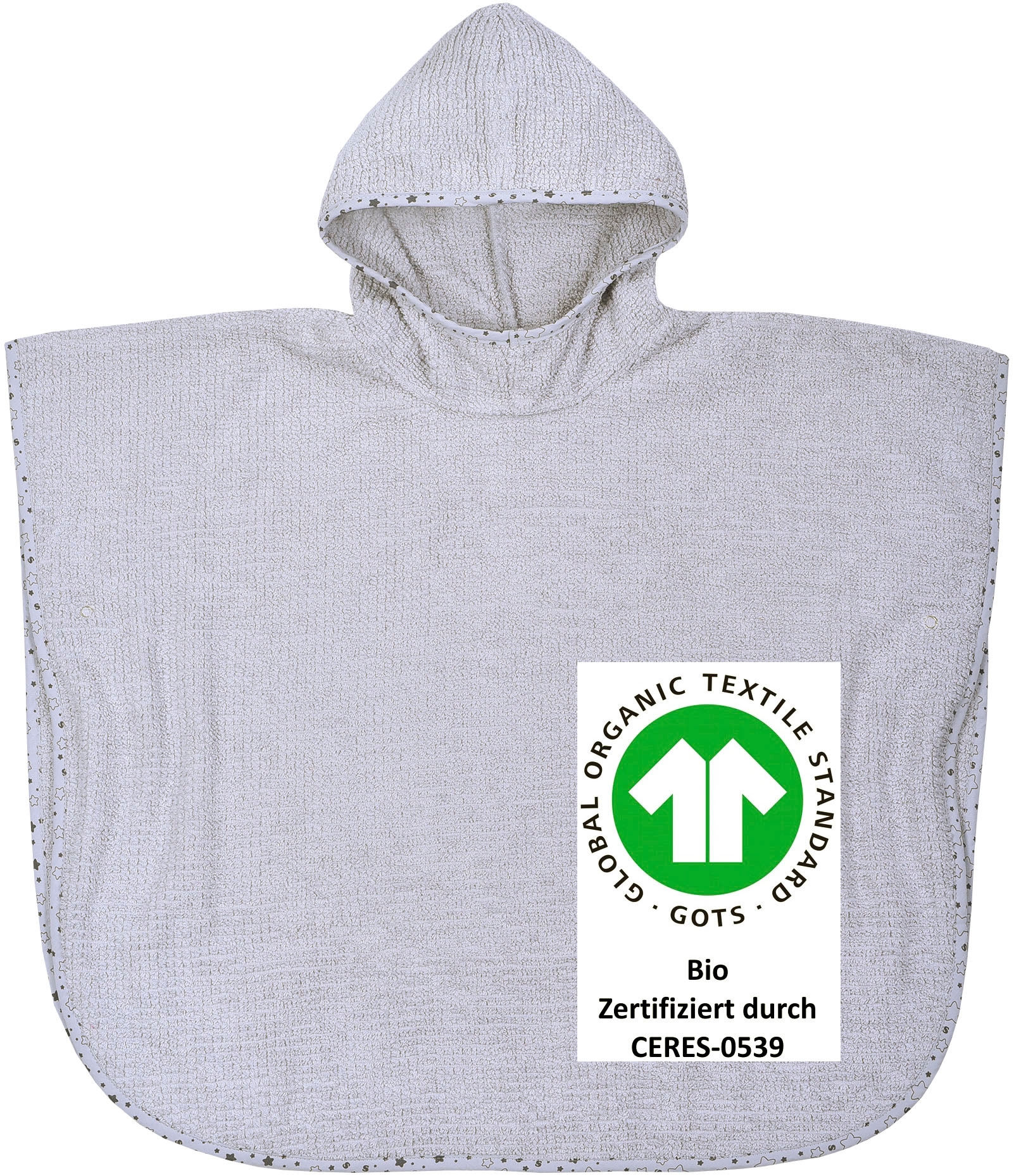 Wörner Badeponcho "at home" Biobaumwolle, maschinenwaschbar, trocknergeeign günstig online kaufen