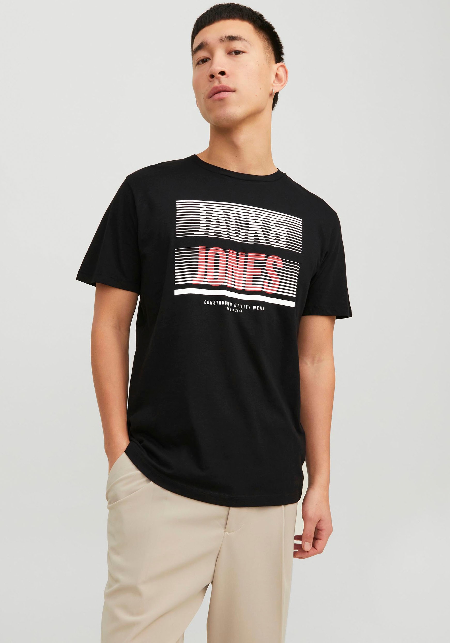Jack & Jones Jack & Jones Kurzarmshirt »JJBRIX TEE ...