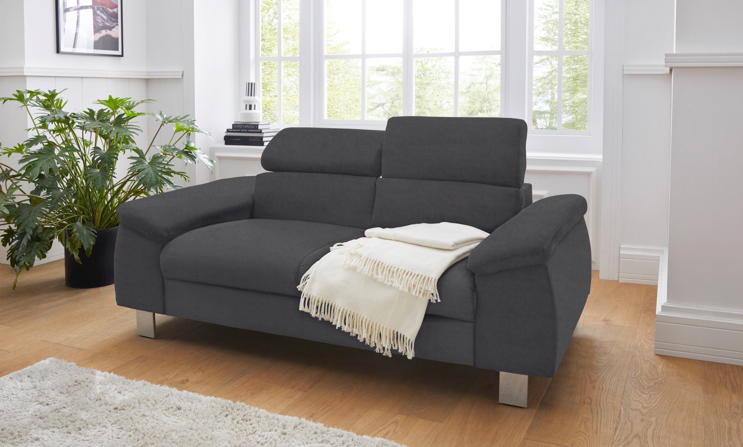 COTTA Polstergarnitur "Komaris, B: 177 bzw. 100 cm" Set, Set: 2er-Sofa & Ho günstig online kaufen