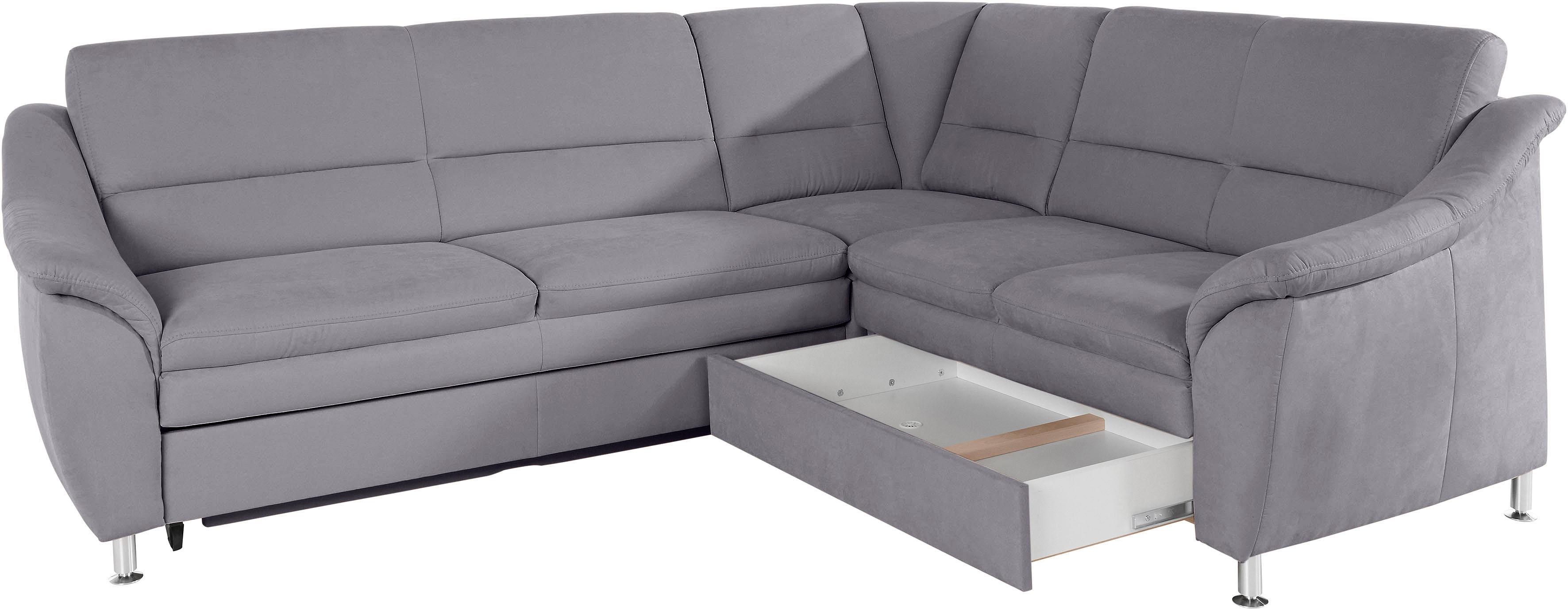 Thumbnail - Places of Style Ecksofa "Cardoso L-Form", Federkern, wahlweise mit Bett, Schubkasten, teilweise Relaxfunktion
