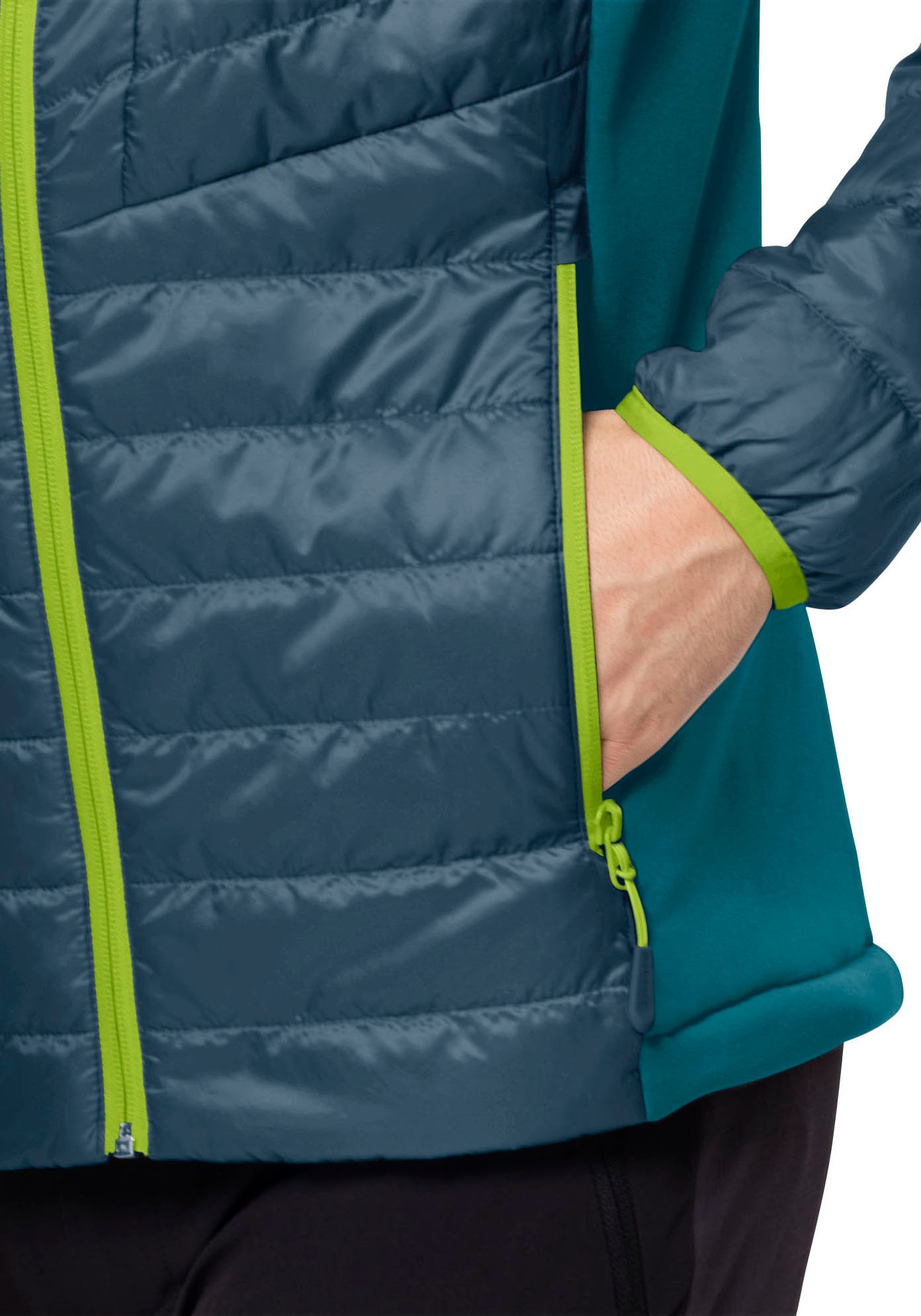 Jack Wolfskin Steppjacke »ROUTEBURN PRO INS JKT M«, ohne Kapuze