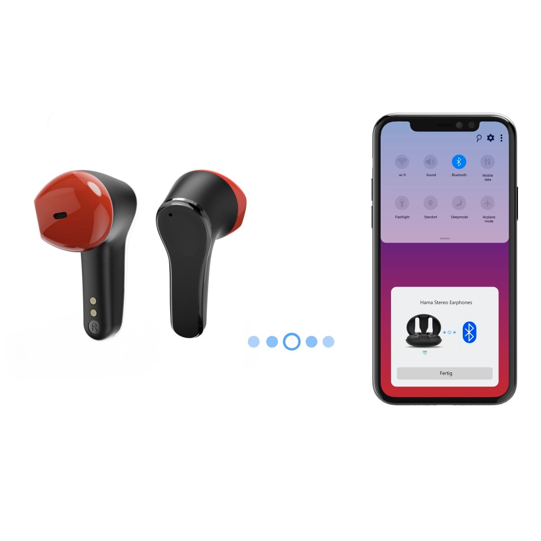 Hama  »Bluetooth-Kopfhörer In-Ear (Wireless Charging, 16 h Akku, ENC)«