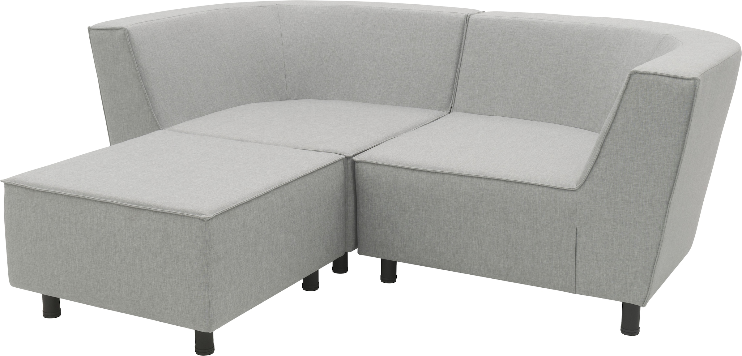 DOMO collection Ecksofa »Sonna, individuell zusammenstellbar L-Form«, Gartenlounge-Set oder Einzelelemente, Outdoor