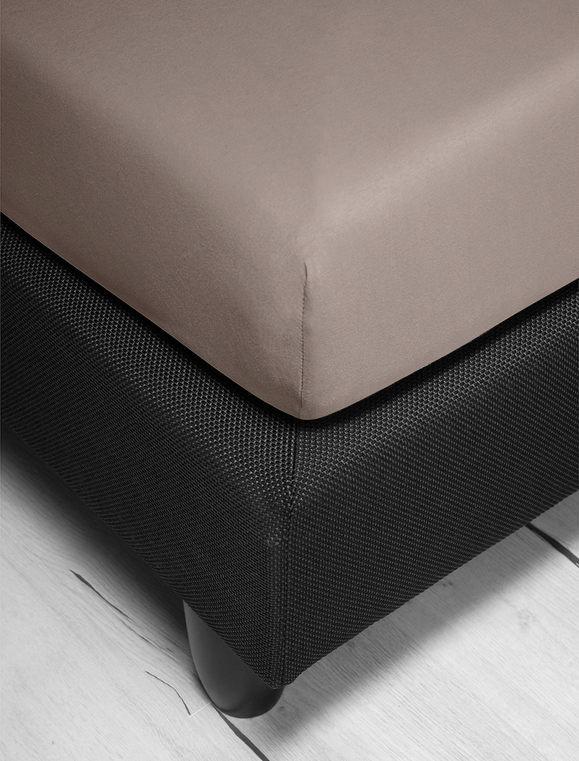 Thumbnail - BIERBAUM Spannbettlaken "Jersey" 95 % Baumwolle und 5 % Elasthan für optimale Weichheit und Dehnbarkeit