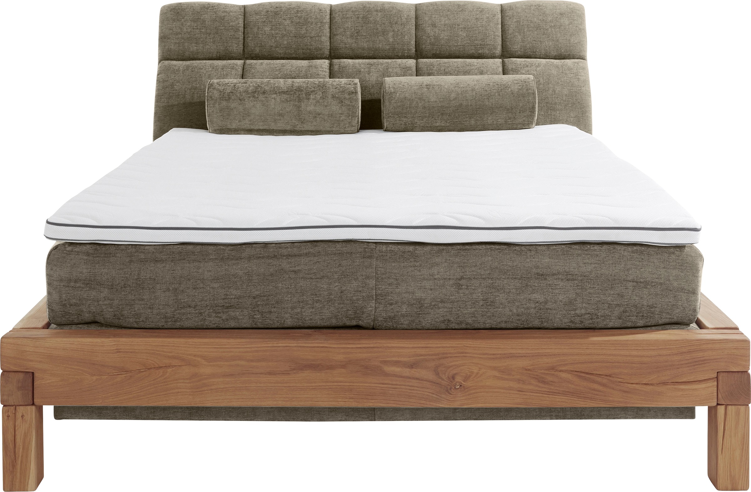 Thumbnail - Home affaire Boxspringbett "Villads" Liegefläche: 160/200 cm aus Balkeneiche, Inside-Boxspring-Unterbau