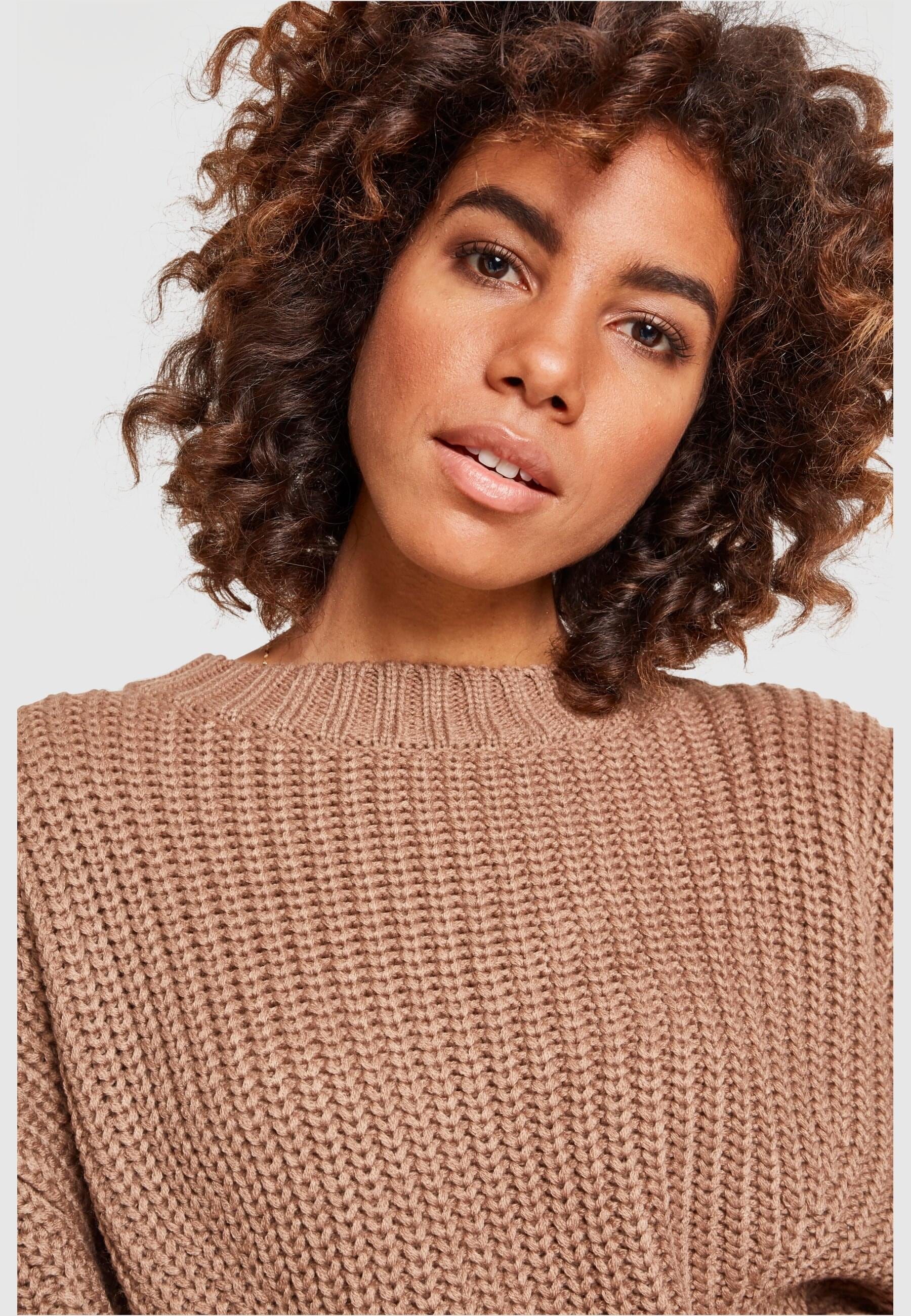 URBAN CLASSICS Rundhalspullover »Urban Classics Damen Ladies Wide Oversize Sweater«