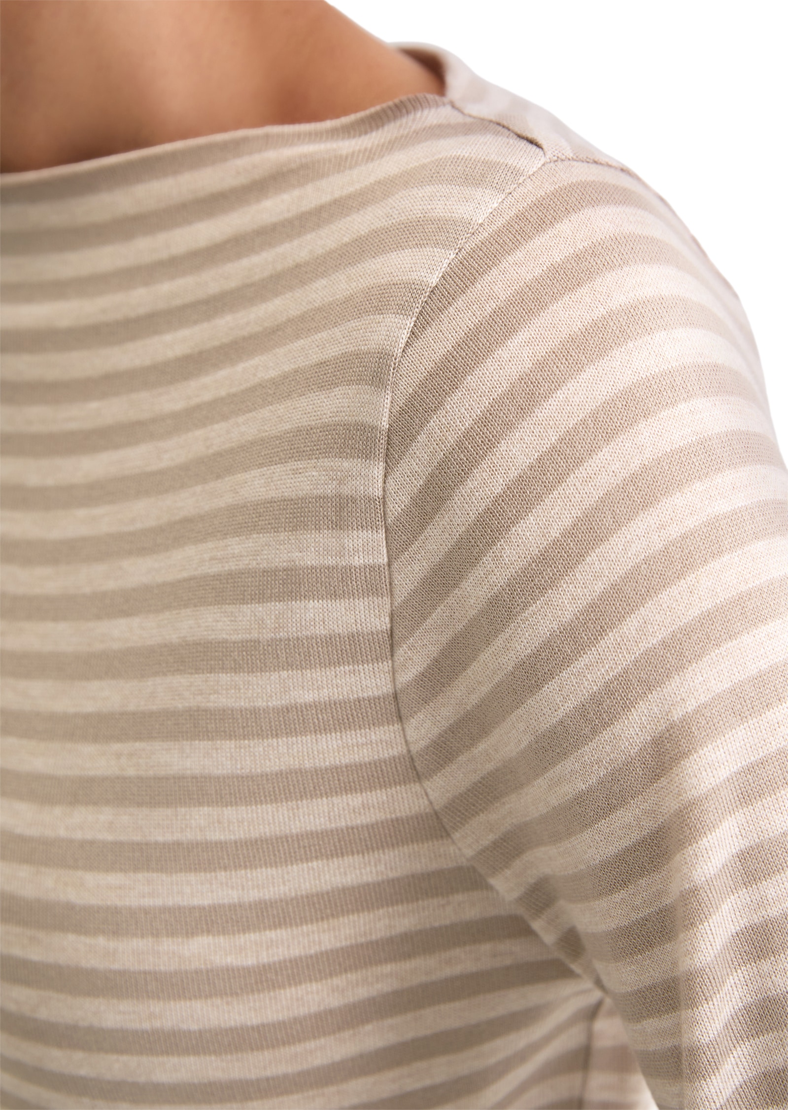 Marc O'Polo Langarmshirt »aus Melange-Jersey«